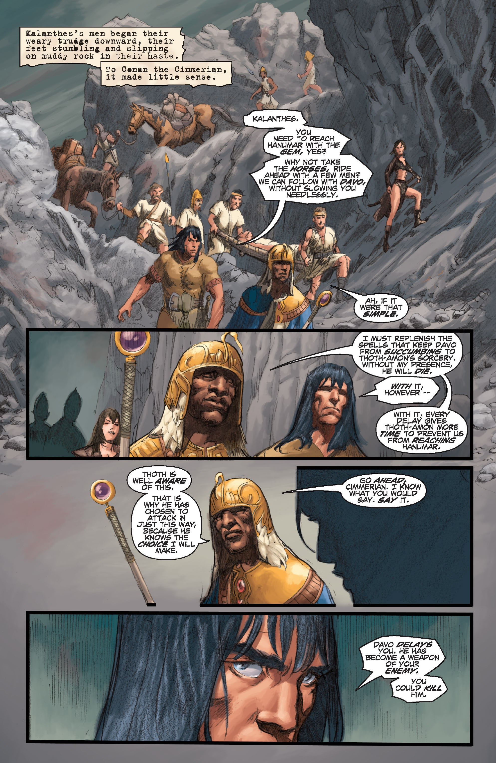Read online Conan Chronicles Epic Collection comic -  Issue # TPB Out of the Darksome Hills (Part 3) - 100