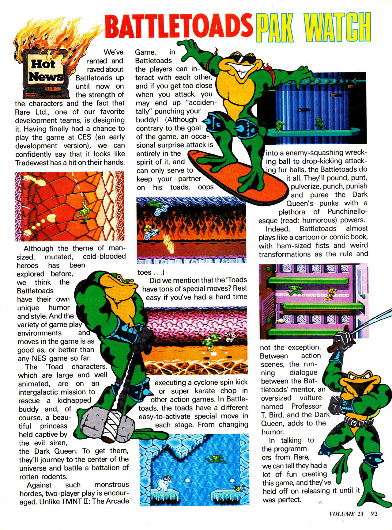 Read online Nintendo Power comic -  Issue #23 - 100