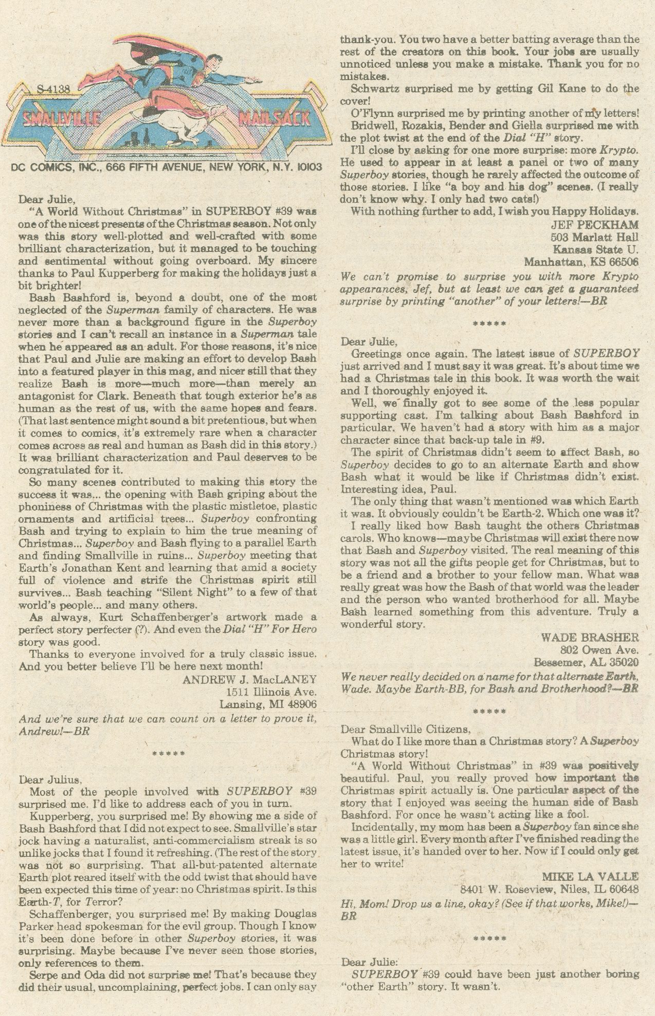 Read online The New Adventures of Superboy comic -  Issue #43 - 17