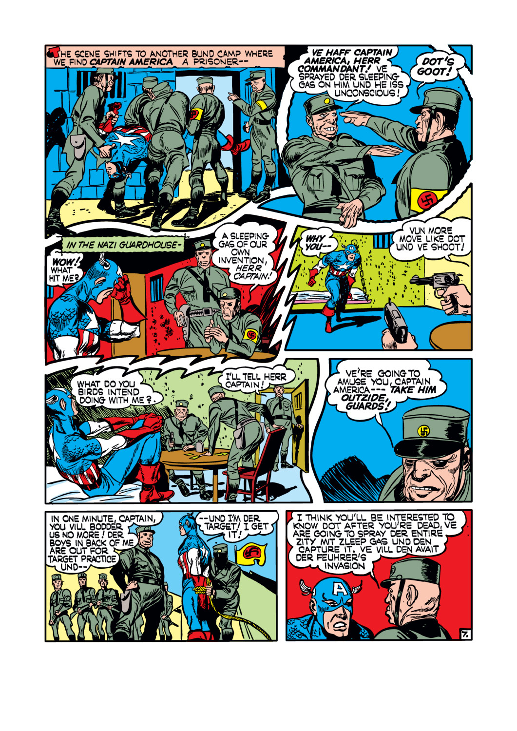 Read online Captain America Comics comic -  Issue #5 - 37