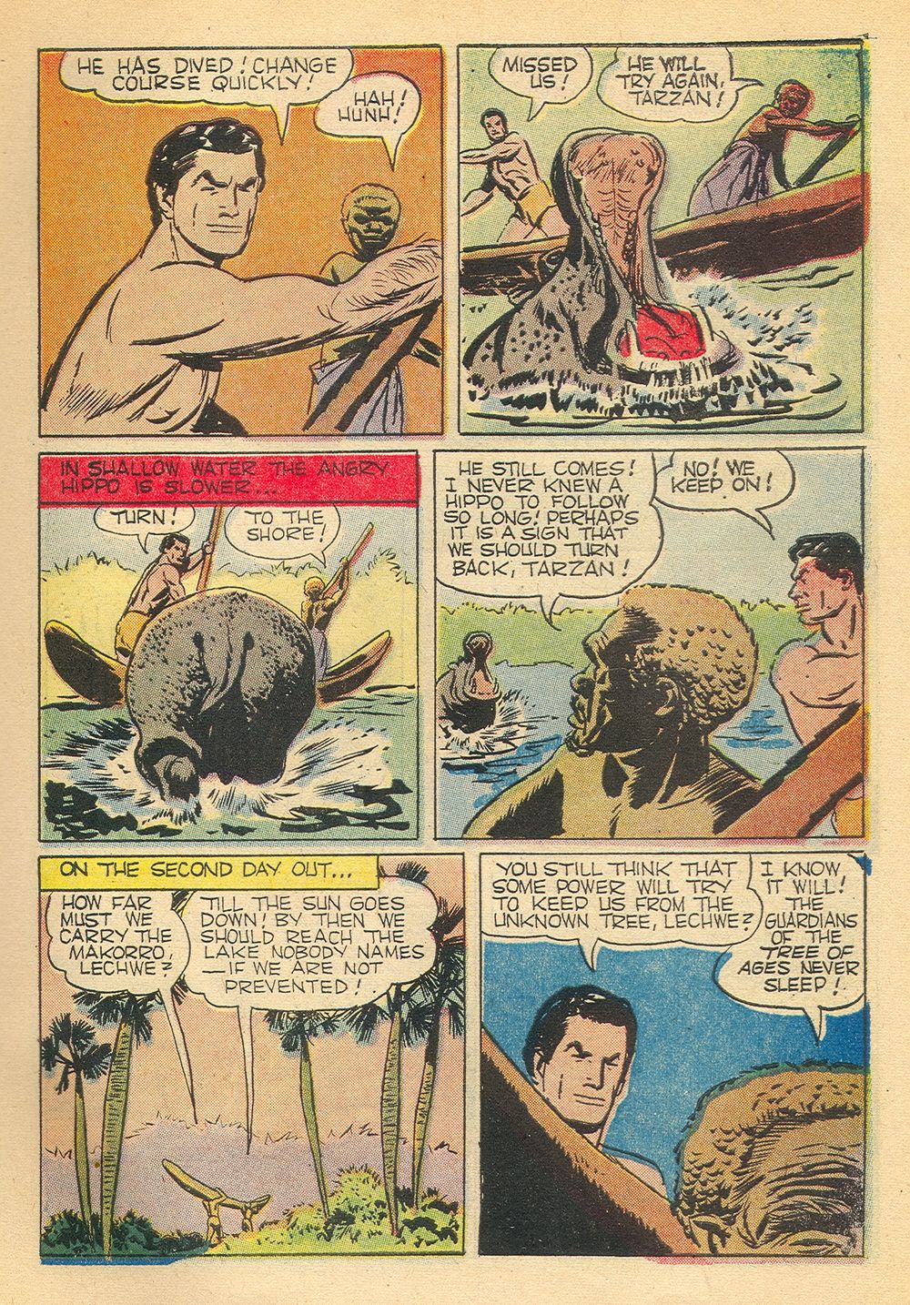 Read online Tarzan (1948) comic -  Issue #51 - 7