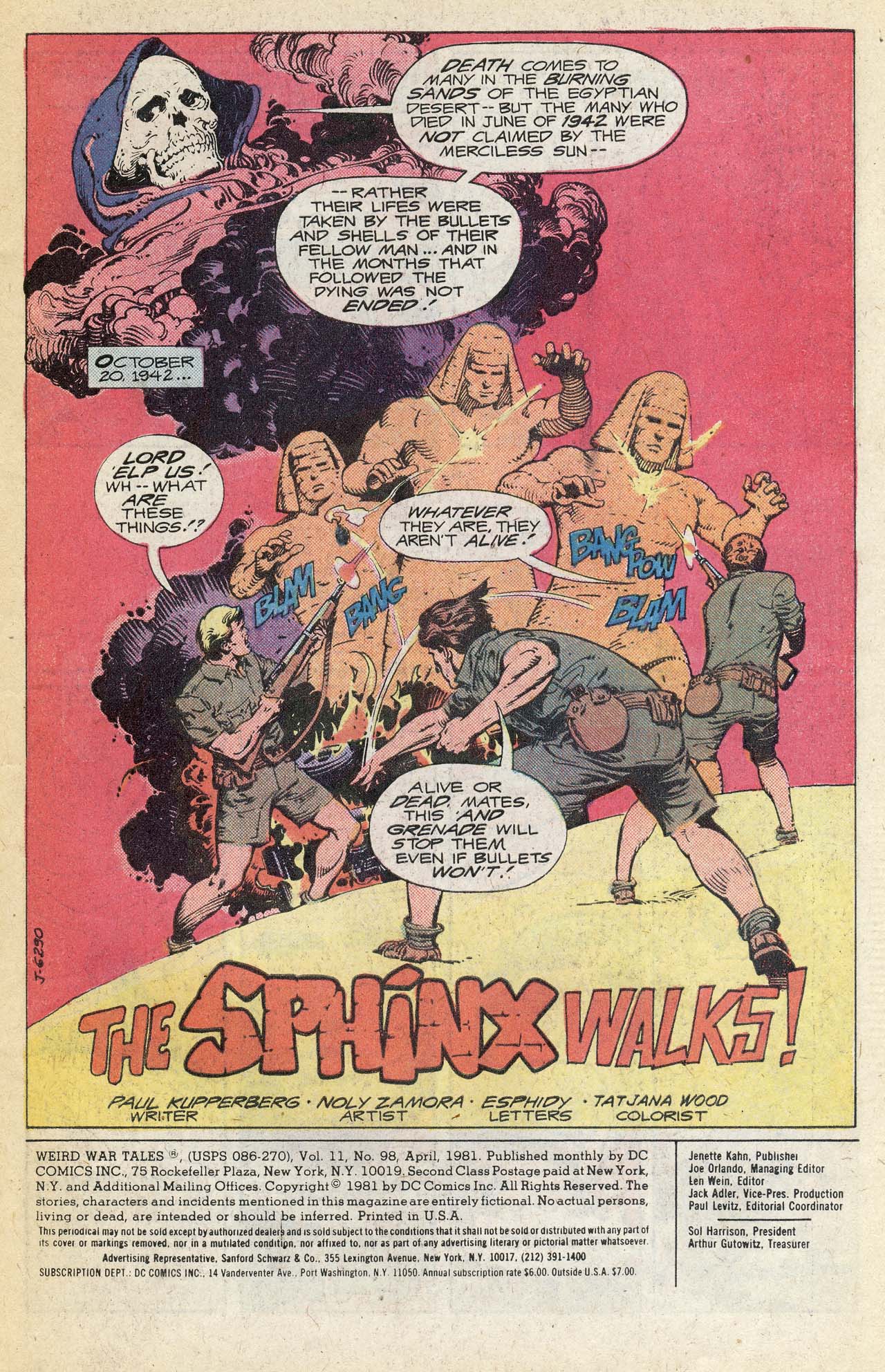 Read online Weird War Tales (1971) comic -  Issue #98 - 3