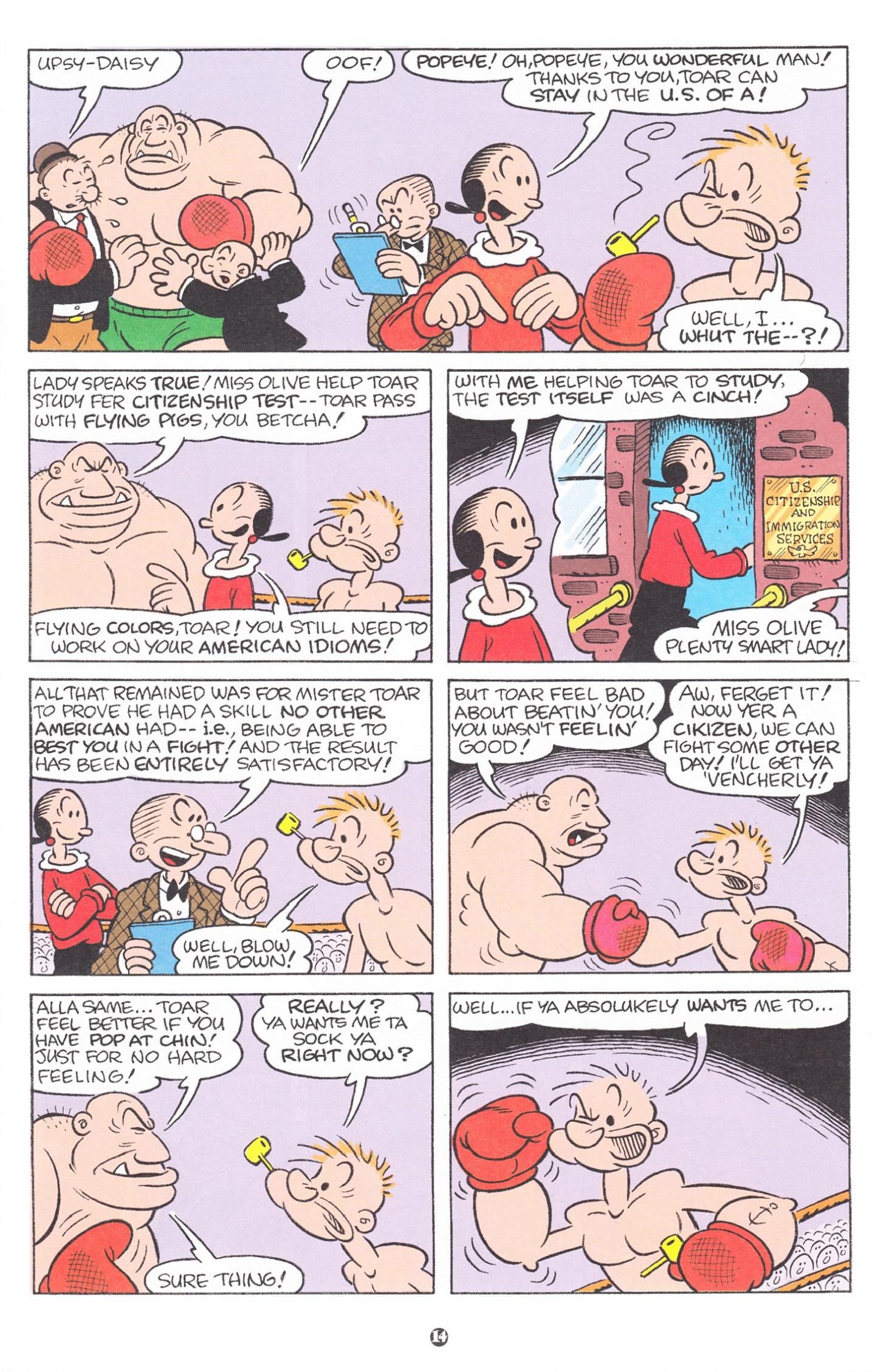 Read online Popeye (2012) comic -  Issue #10 - 16