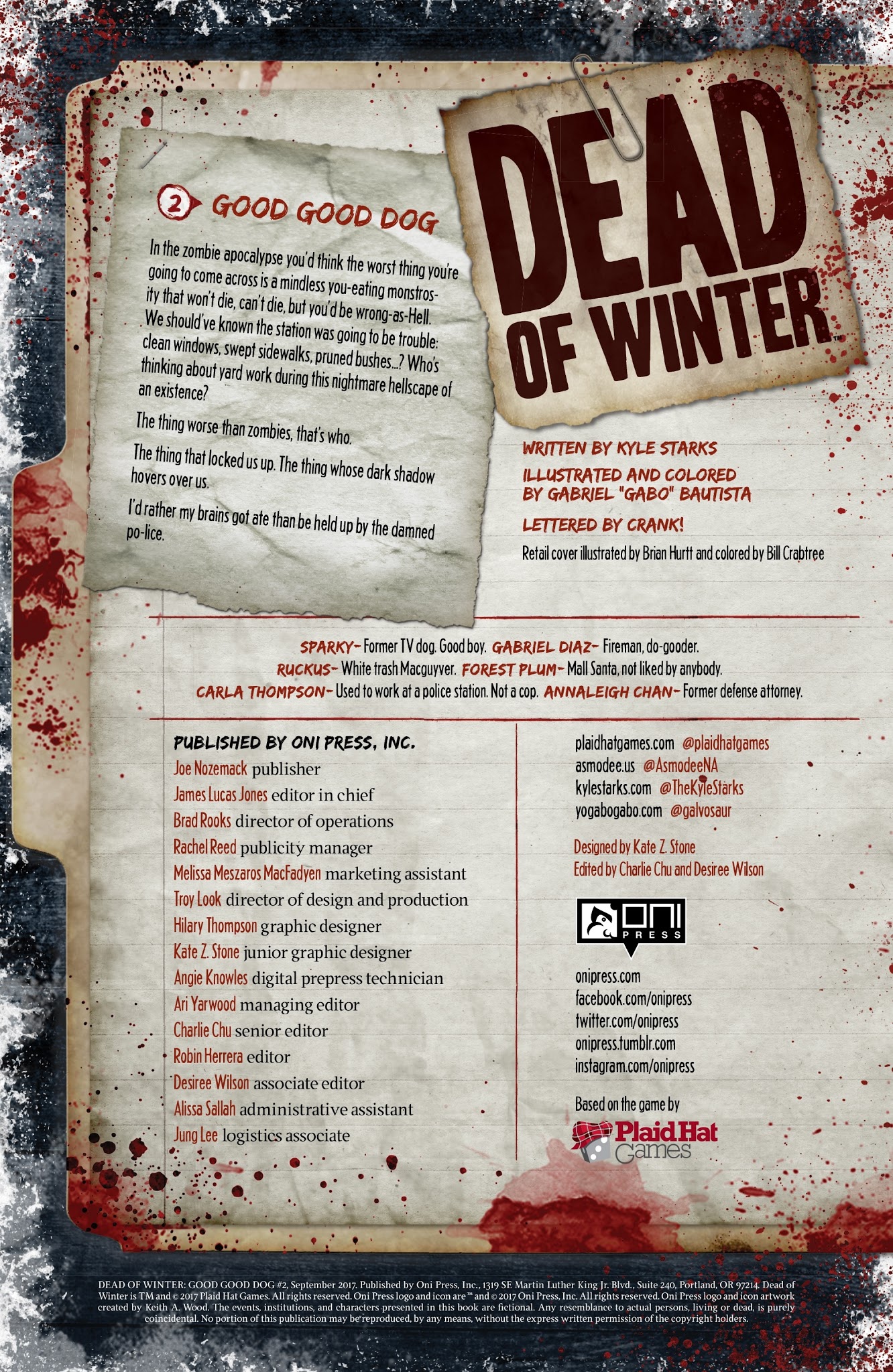 Read online Dead of Winter comic -  Issue #2 - 2