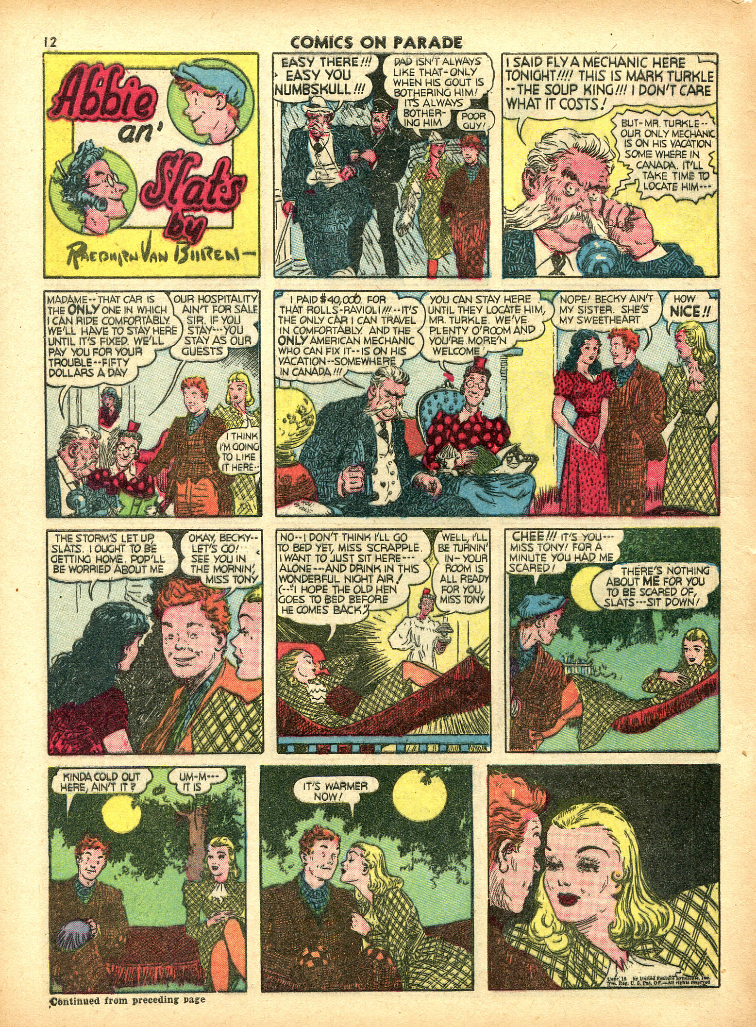 Read online Comics on Parade comic -  Issue #23 - 14