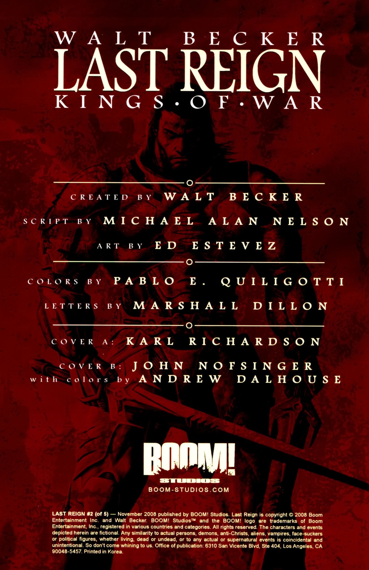 Read online Last Reign: Kings of War comic -  Issue #2 - 3