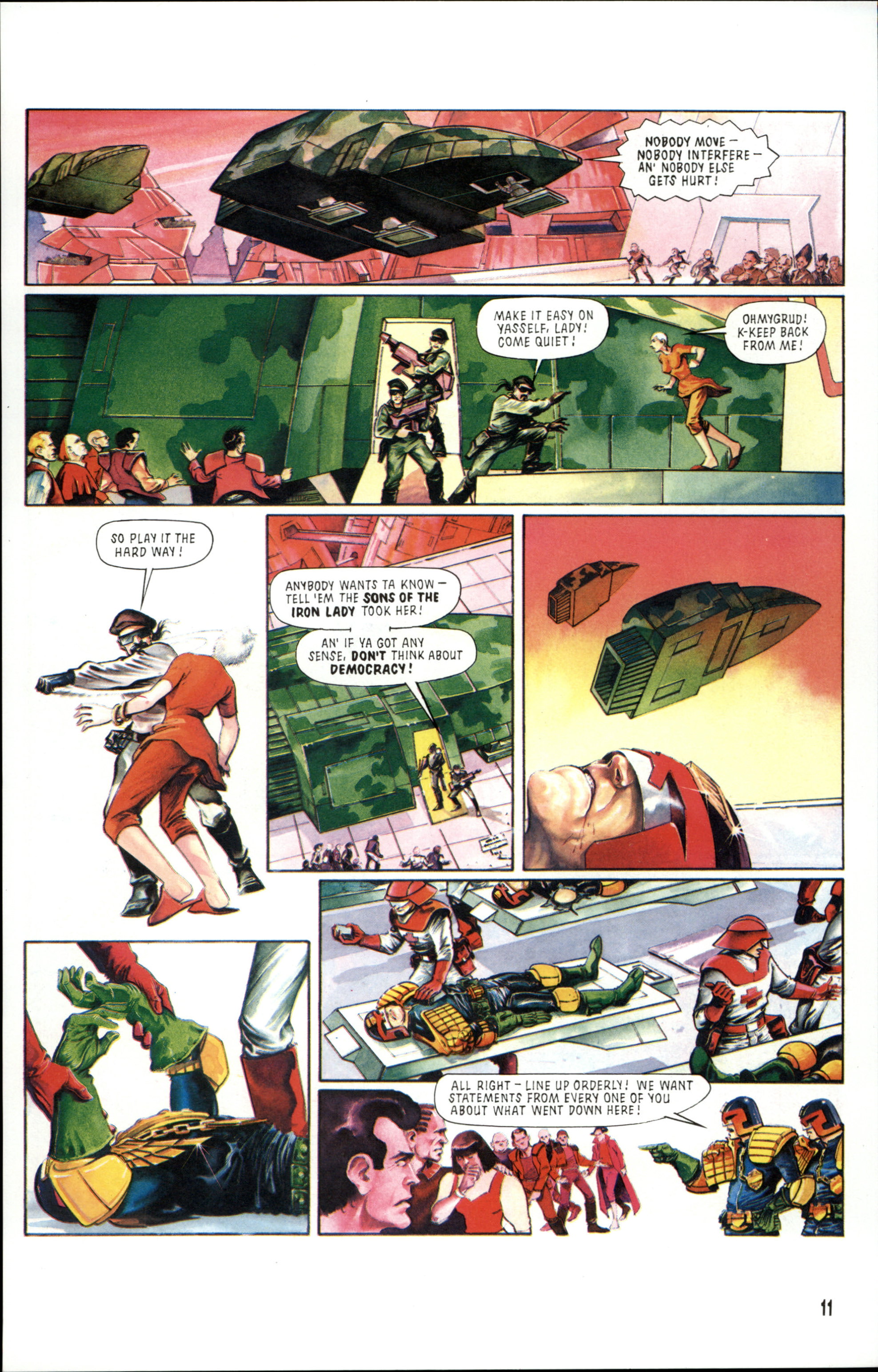 Read online Dredd Rules! comic -  Issue #11 - 13