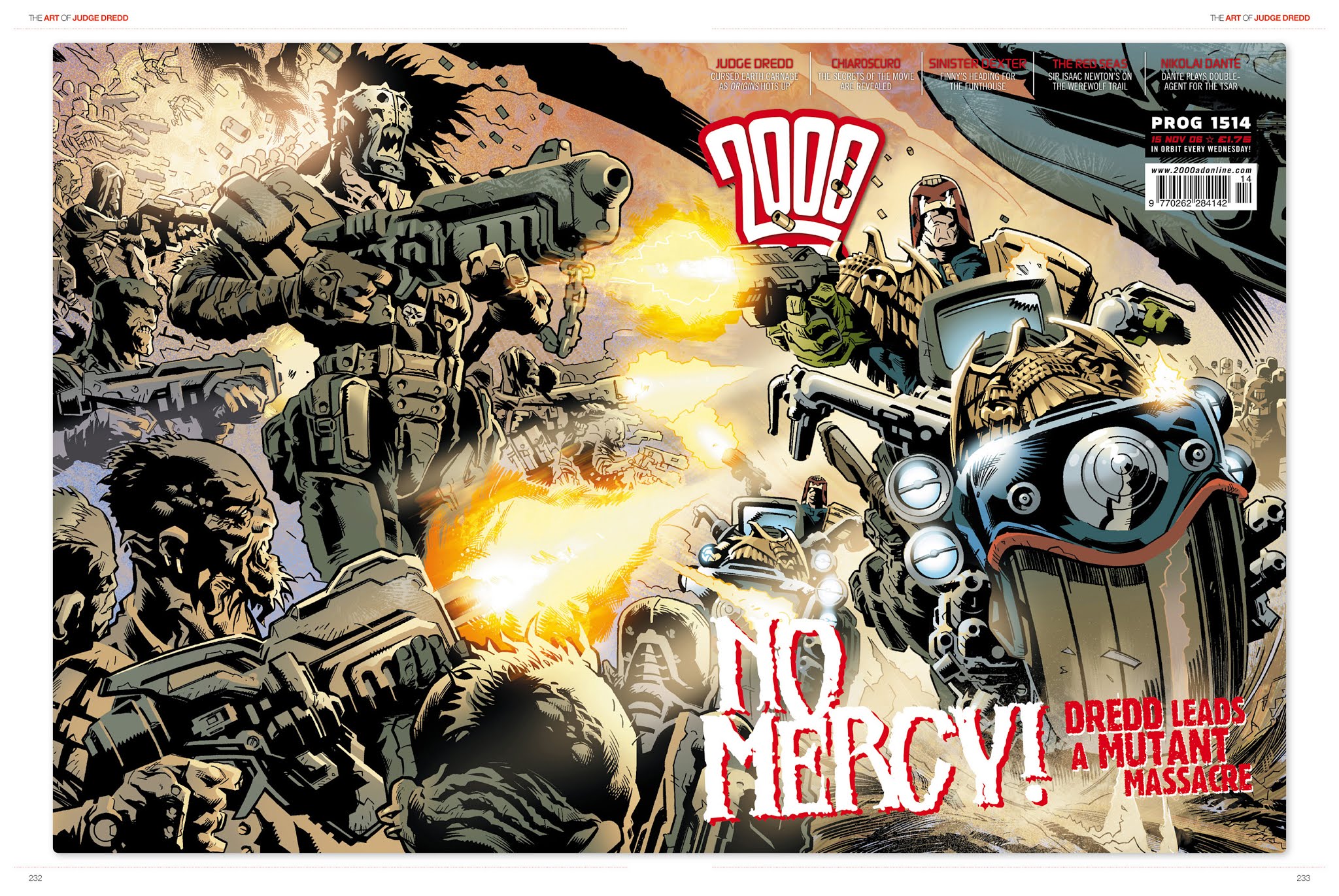 Read online The Art of Judge Dredd: Featuring 35 Years of Zarjaz Covers comic -  Issue # TPB (Part 3) - 52