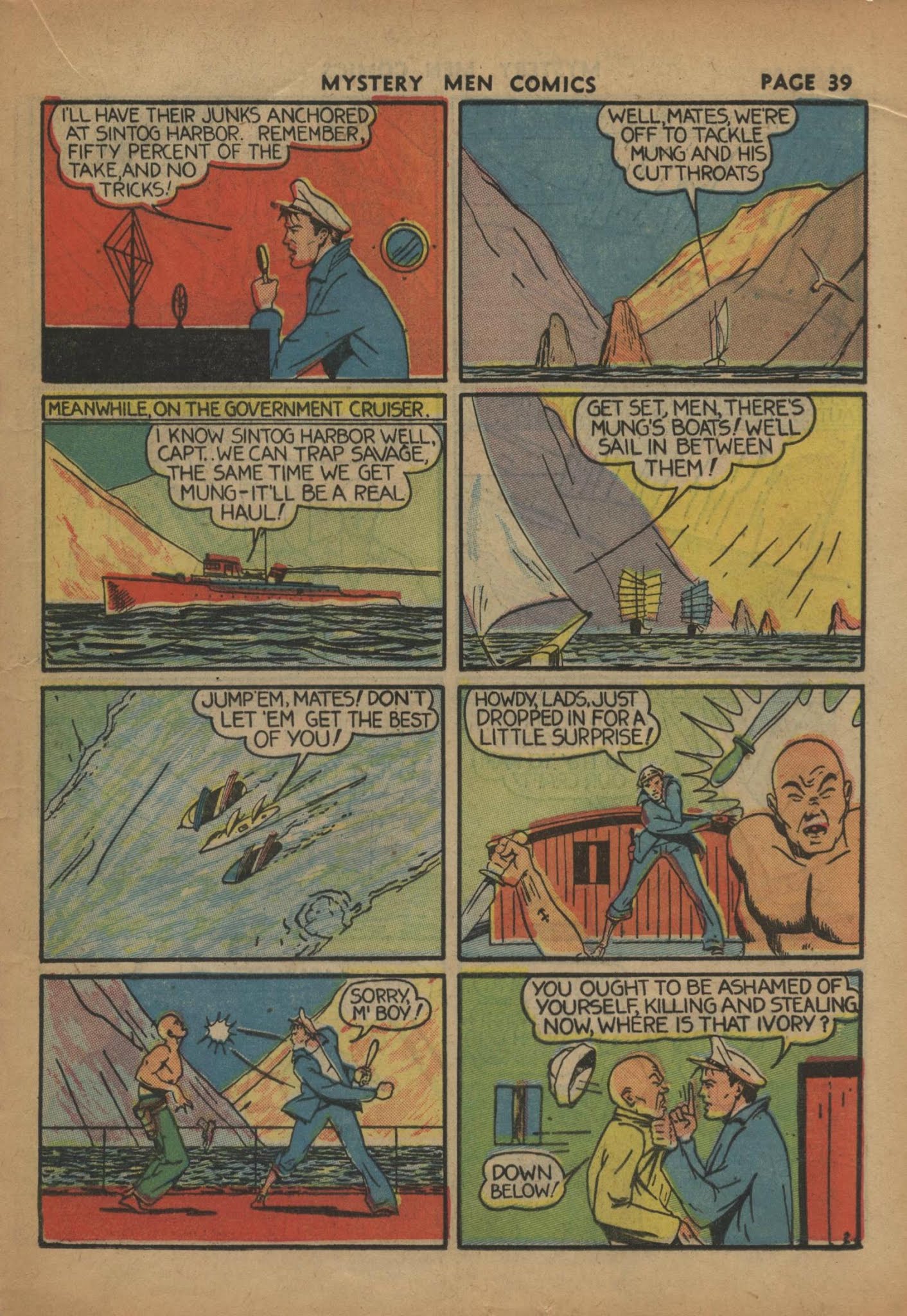 Read online Mystery Men Comics comic -  Issue #5 - 41