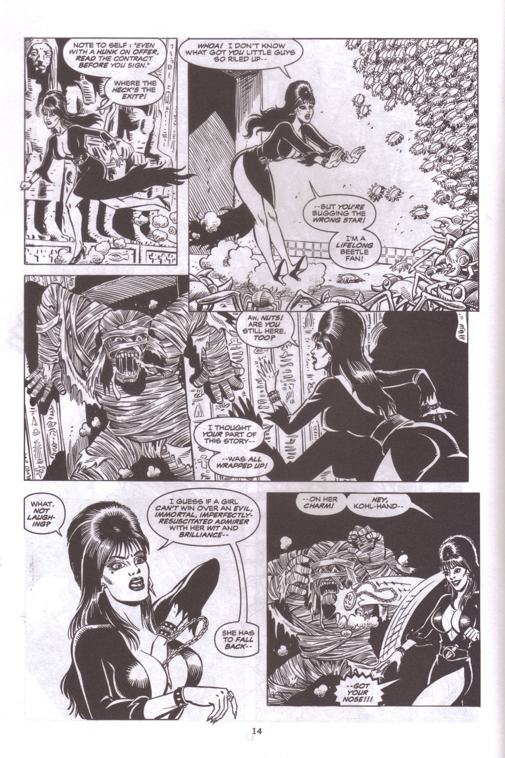 Read online Elvira, Mistress of the Dark comic -  Issue #91 - 16