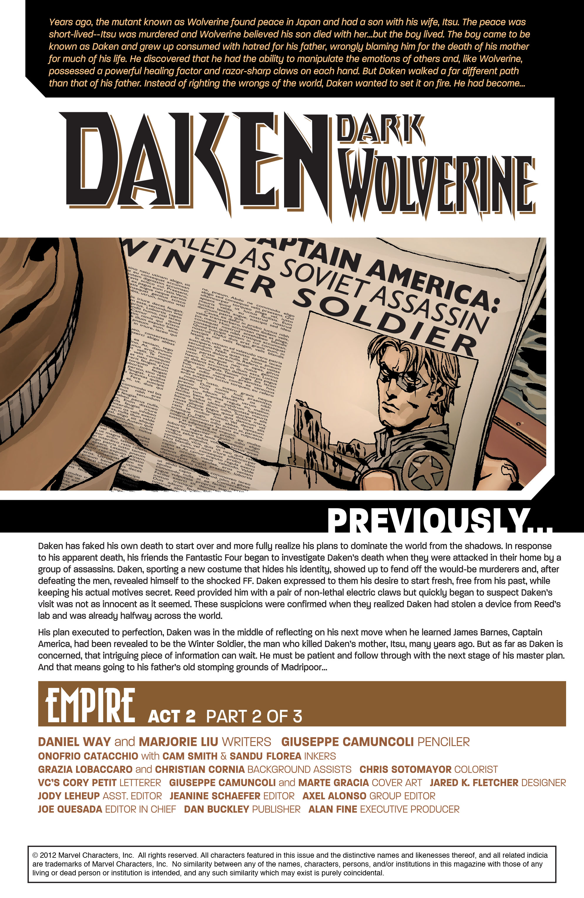 Read online Daken: Dark Wolverine comic -  Issue #5 - 2
