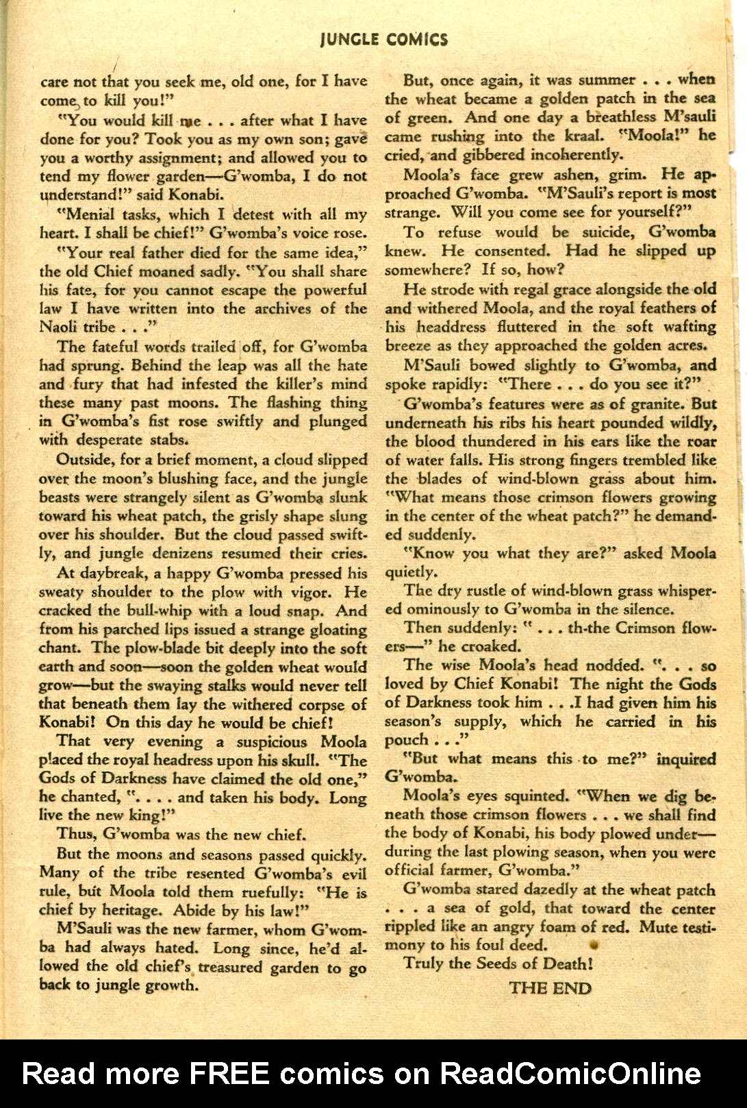 Read online Jungle Comics comic -  Issue #84 - 36