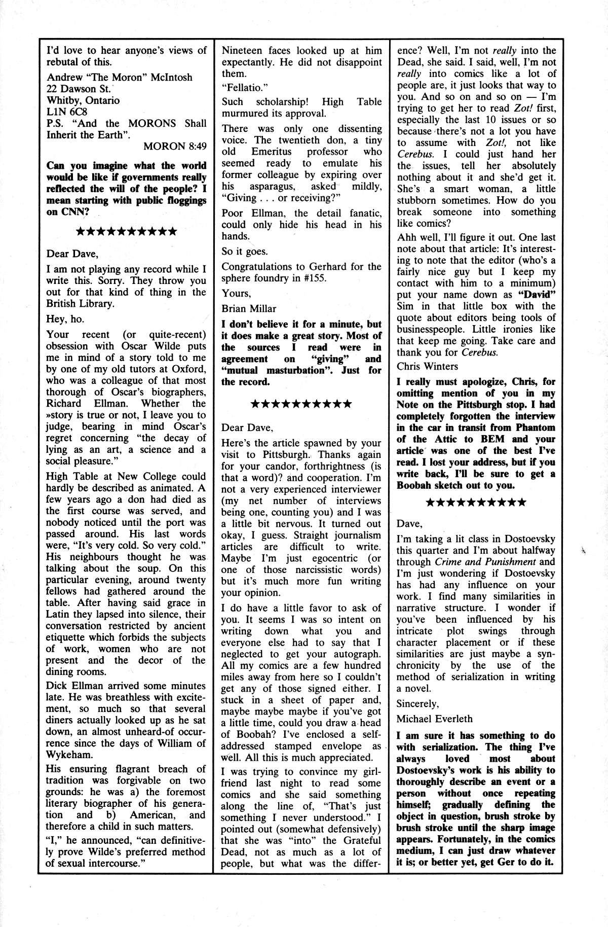 Read online Cerebus comic -  Issue #158 - 28