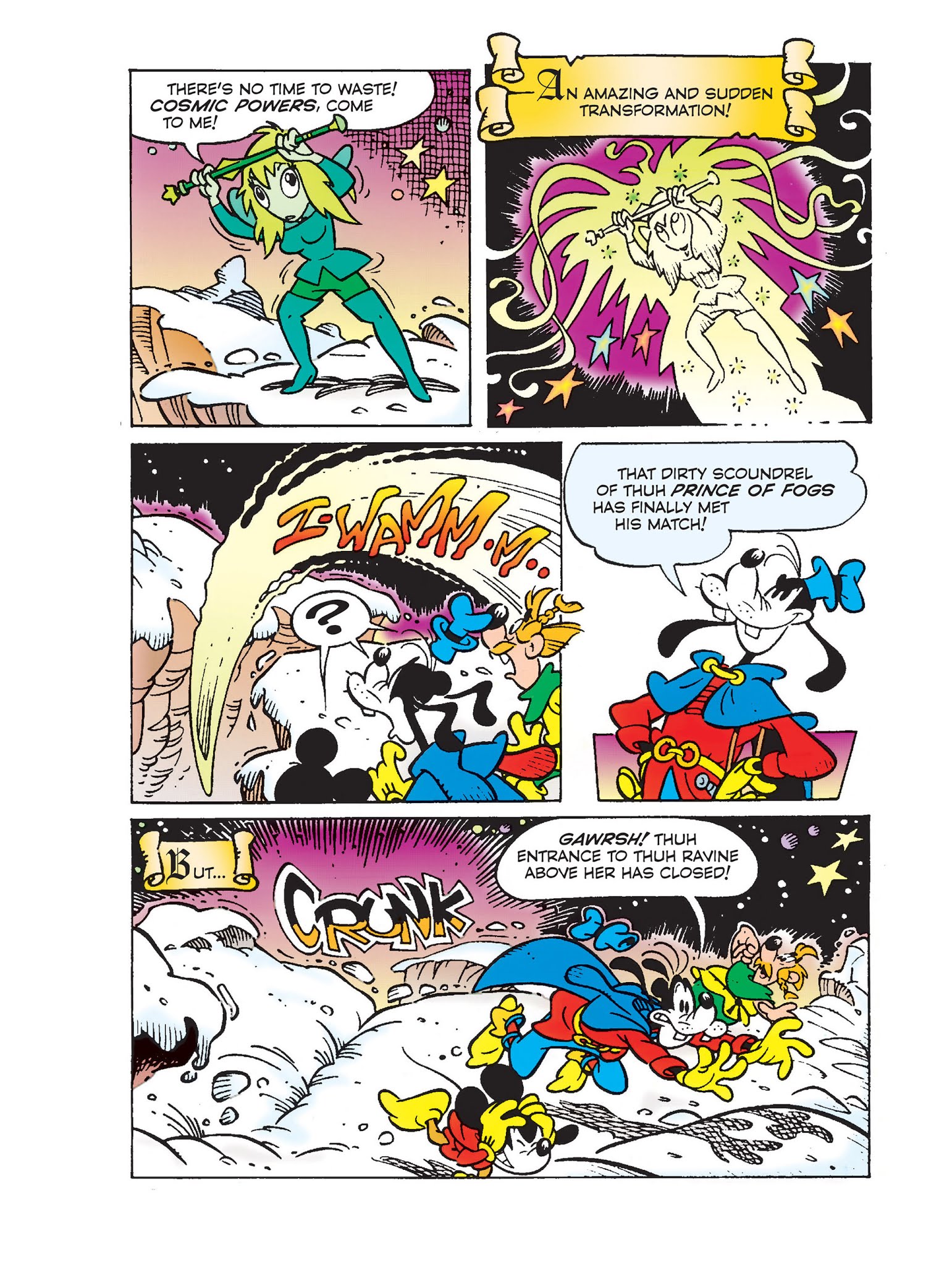 Read online Mickey Mouse and the Sleeping Beauty in the Stars comic -  Issue #2 - 22