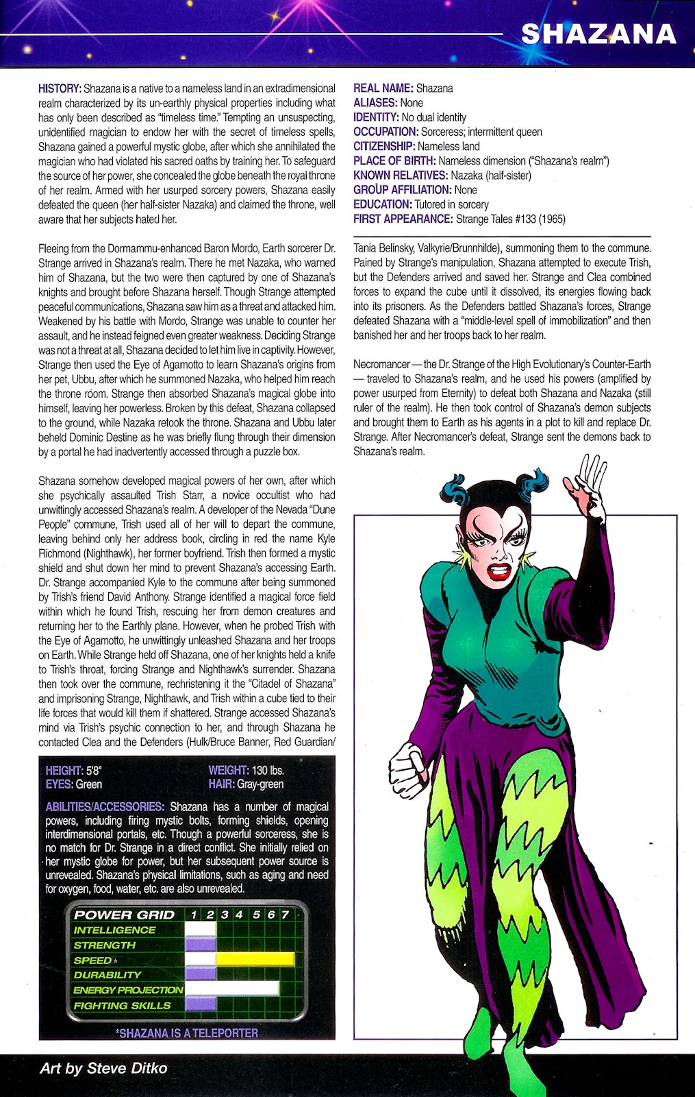 Official Handbook of the Marvel Universe: Mystic Arcana - The Book of Marvel Magic issue Full - Page 45
