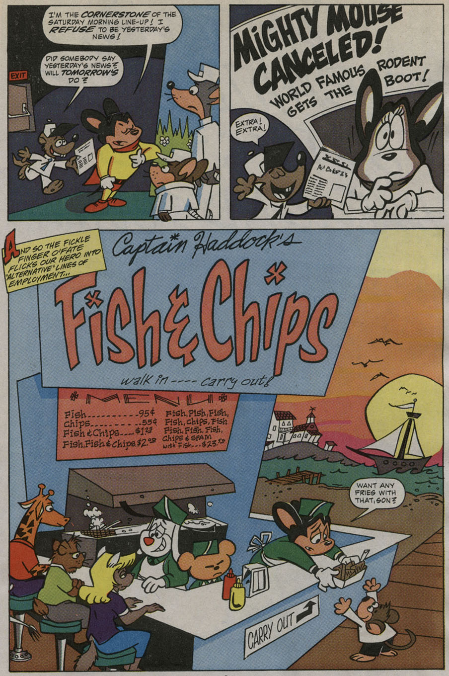 Read online Mighty Mouse comic -  Issue #10 - 11