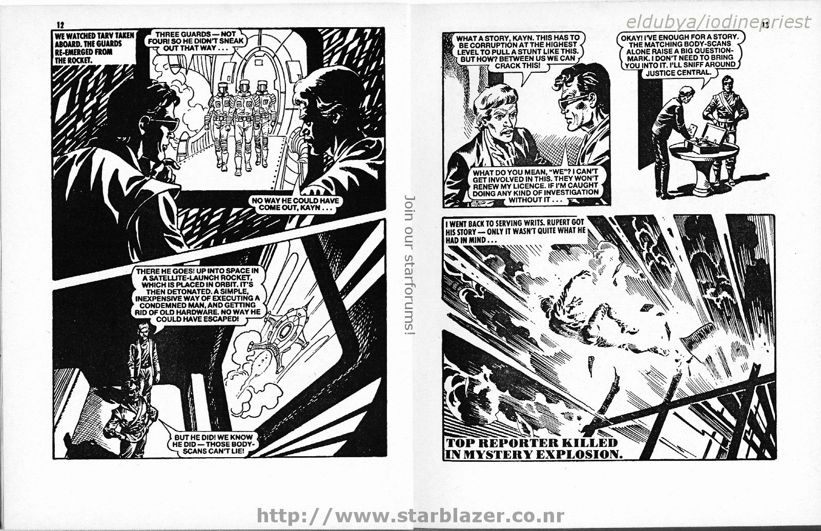 Read online Starblazer comic -  Issue #207 - 8