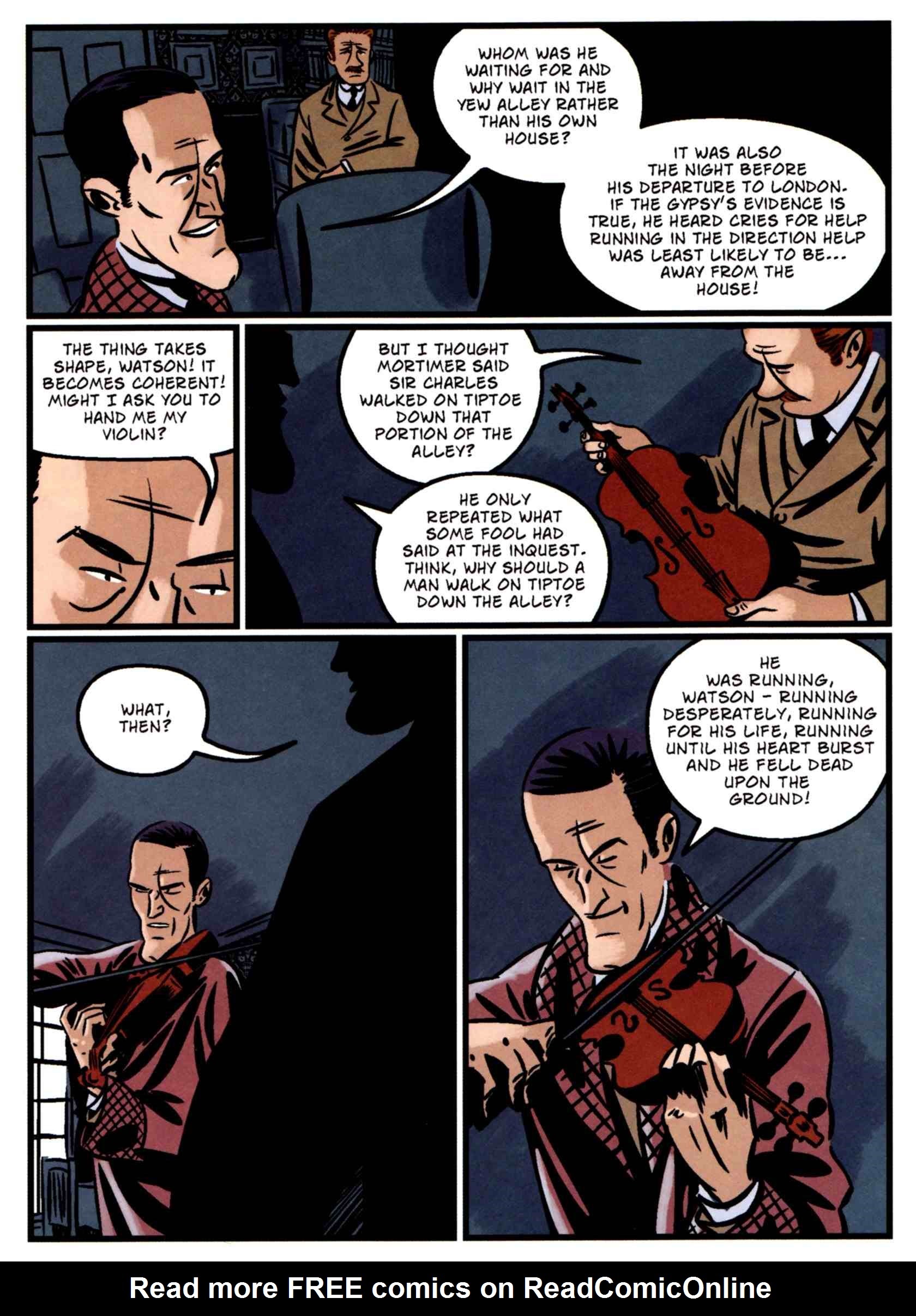 Read online The Hound of the Baskervilles (2009) comic -  Issue # TPB - 32