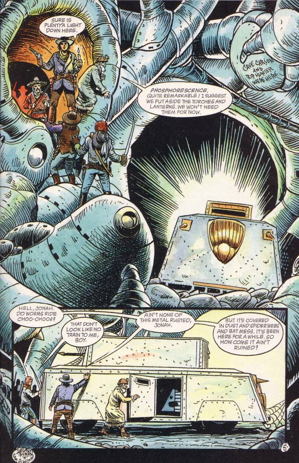 Read online Jonah Hex: Riders of the Worm and Such comic -  Issue #5 - 7