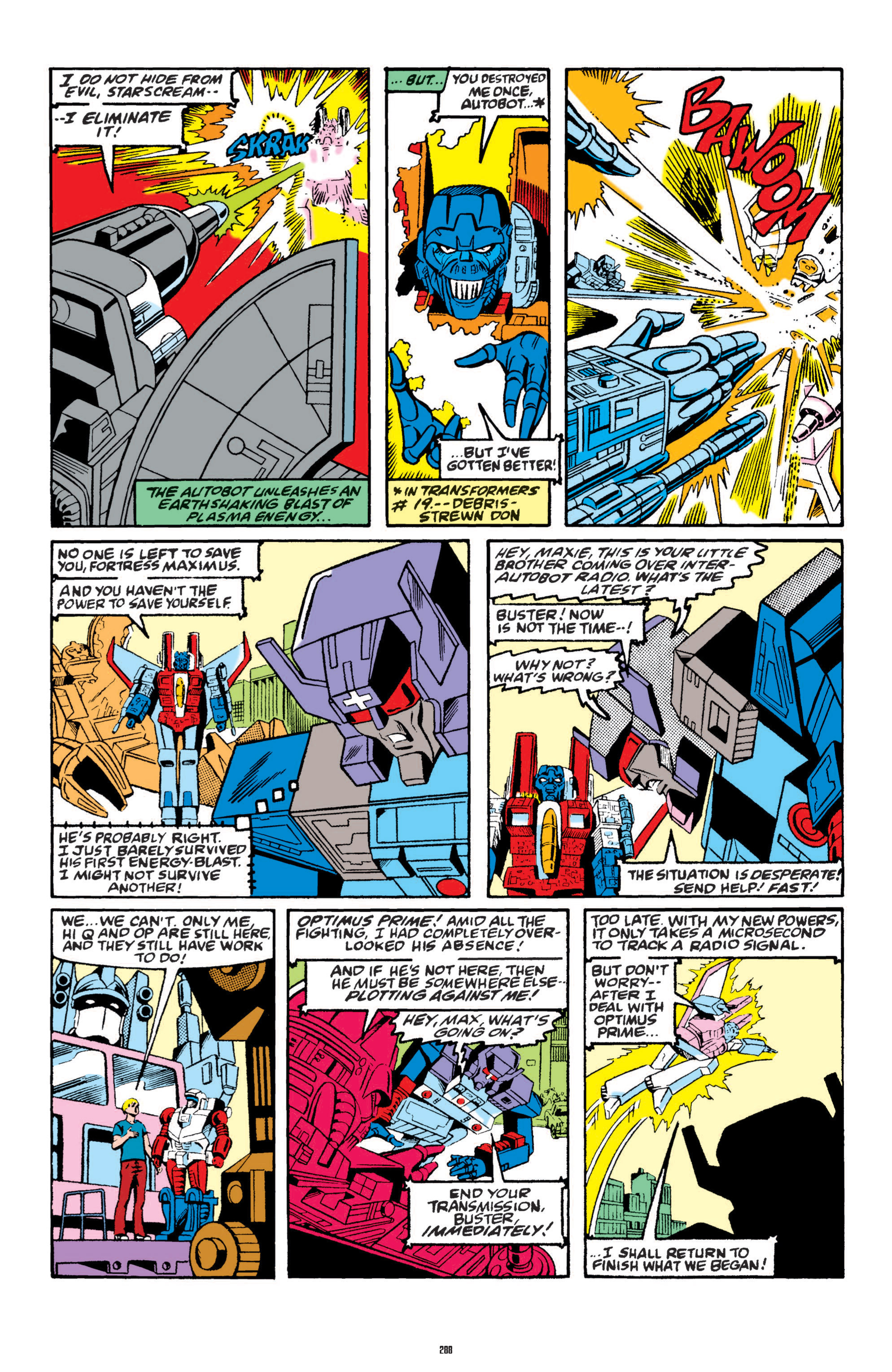 Read online The Transformers Classics comic -  Issue # TPB 4 - 289