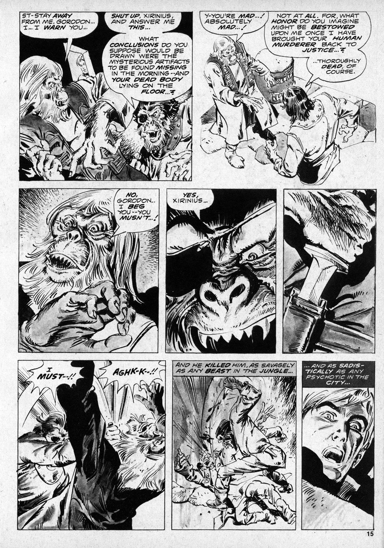 Read online Planet of the Apes comic -  Issue #10 - 15