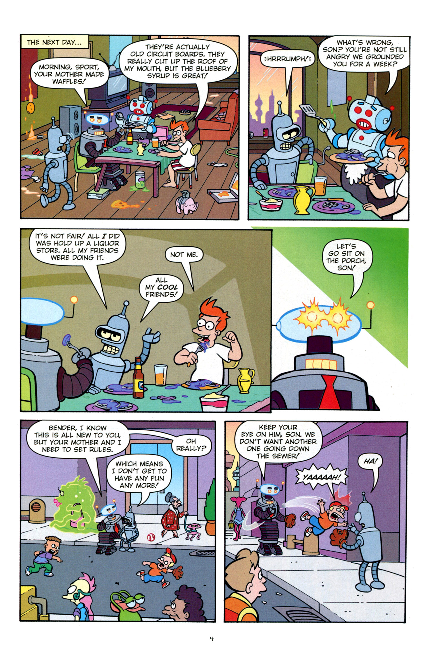 Read online Futurama Comics comic -  Issue #58 - 5