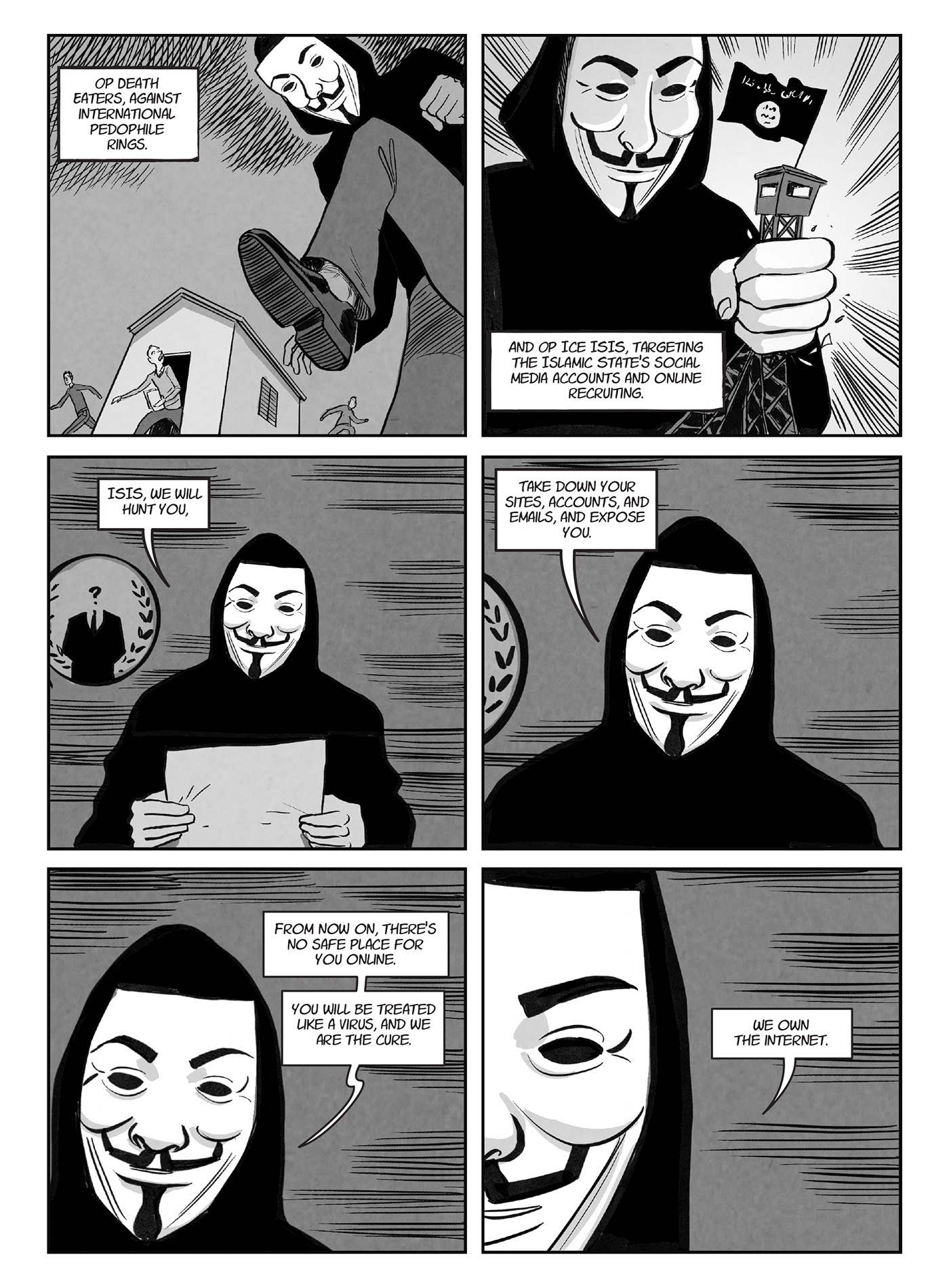 Read online A for Anonymous: How a Mysterious Hacker Collective Transformed the World comic -  Issue # TPB - 115