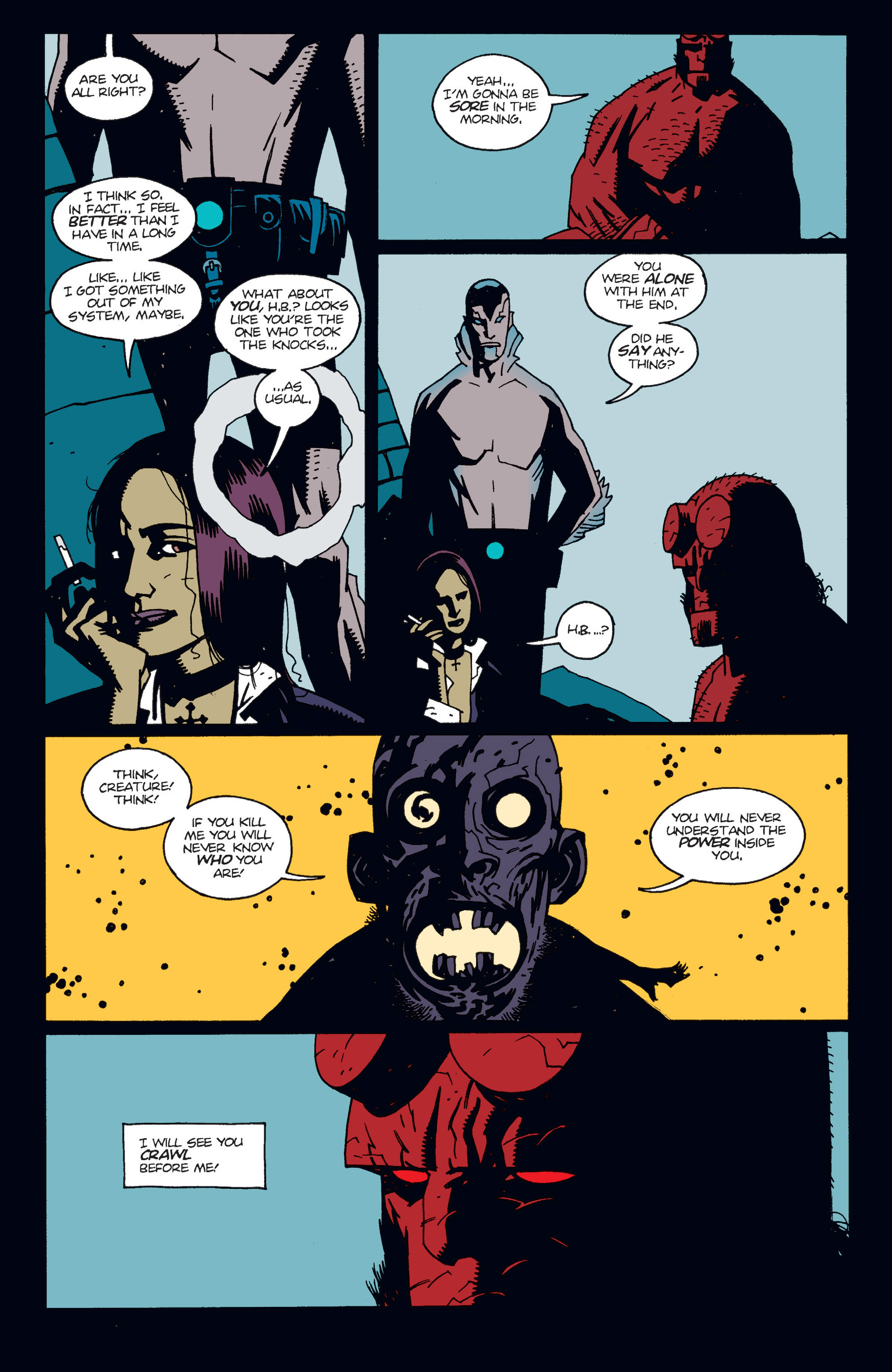 Read online Hellboy comic -  Issue #1 - 109