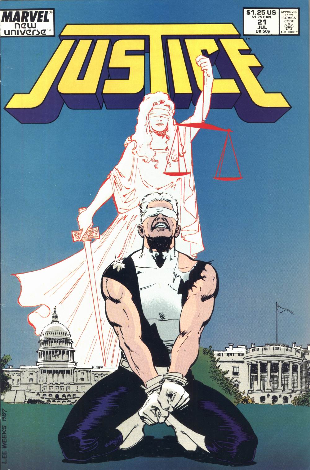 Justice (1986) issue 21 - Page 1