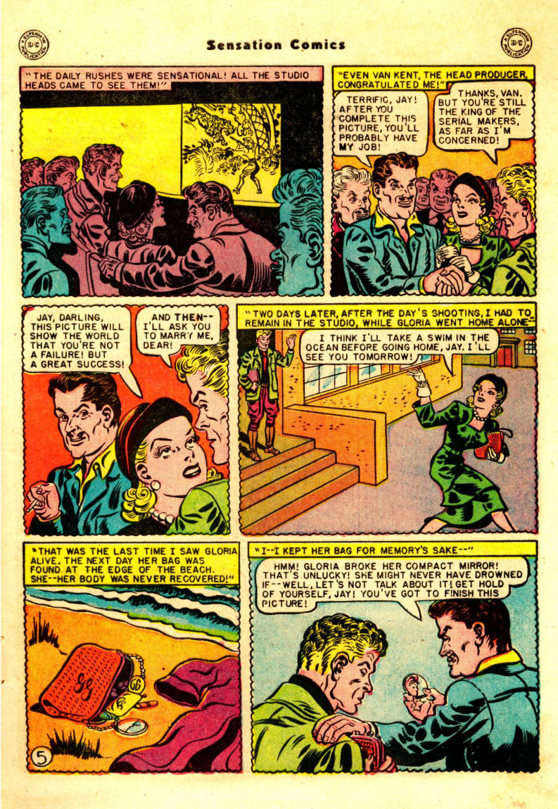 Read online Sensation (Mystery) Comics comic -  Issue #88 - 6