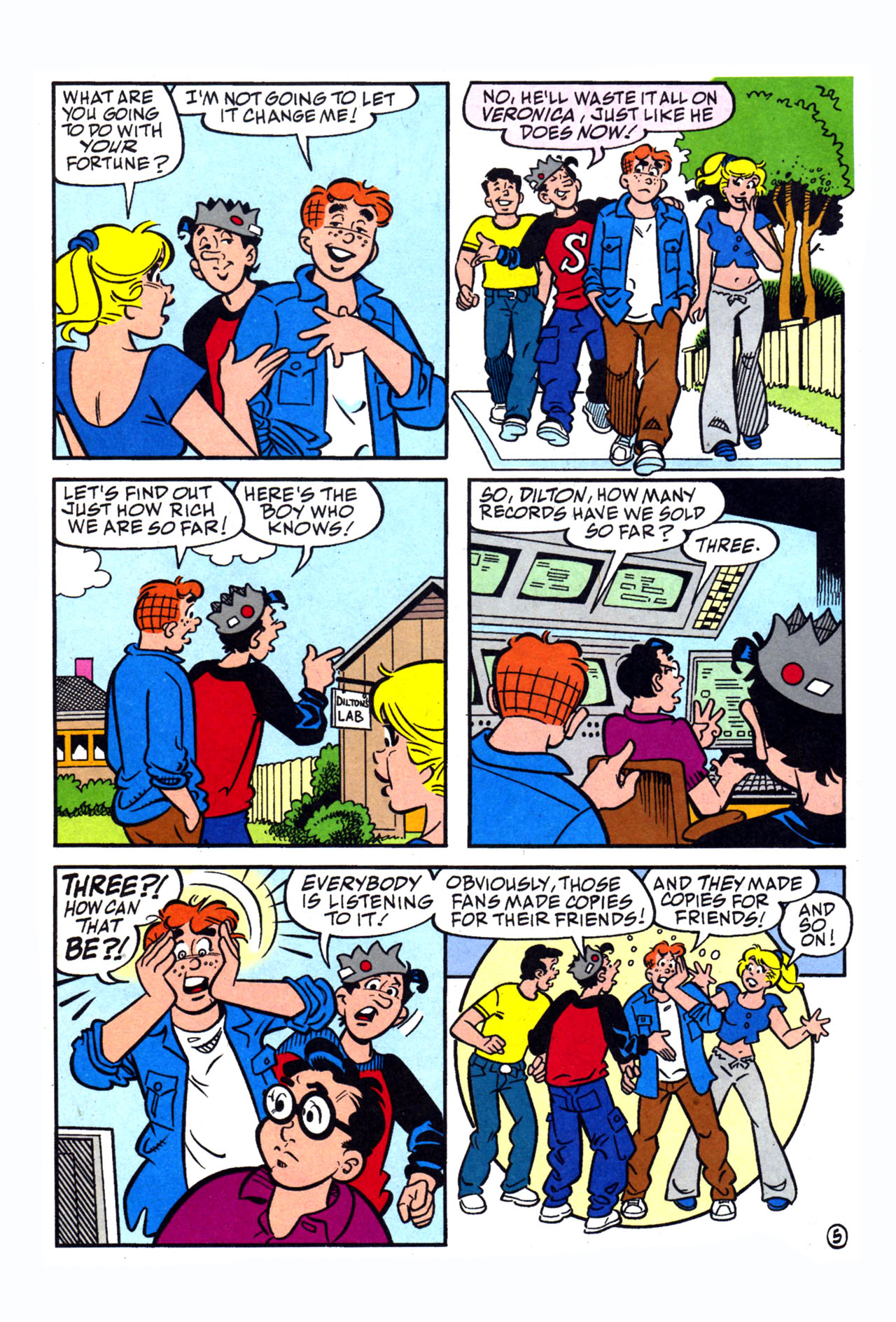 Read online Archie (1960) comic -  Issue #577 - 6