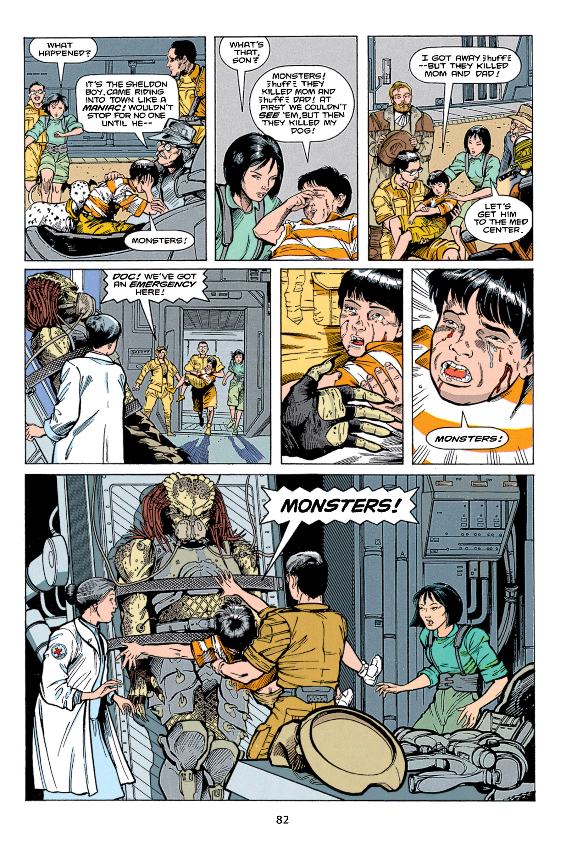 Read online Aliens vs. Predator Omnibus comic -  Issue # _TPB 1 Part 1 - 82