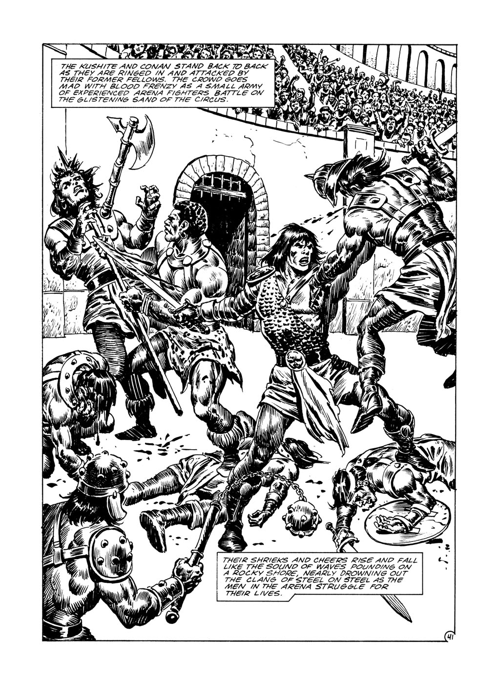 Read online The Savage Sword Of Conan comic -  Issue #146 - 45