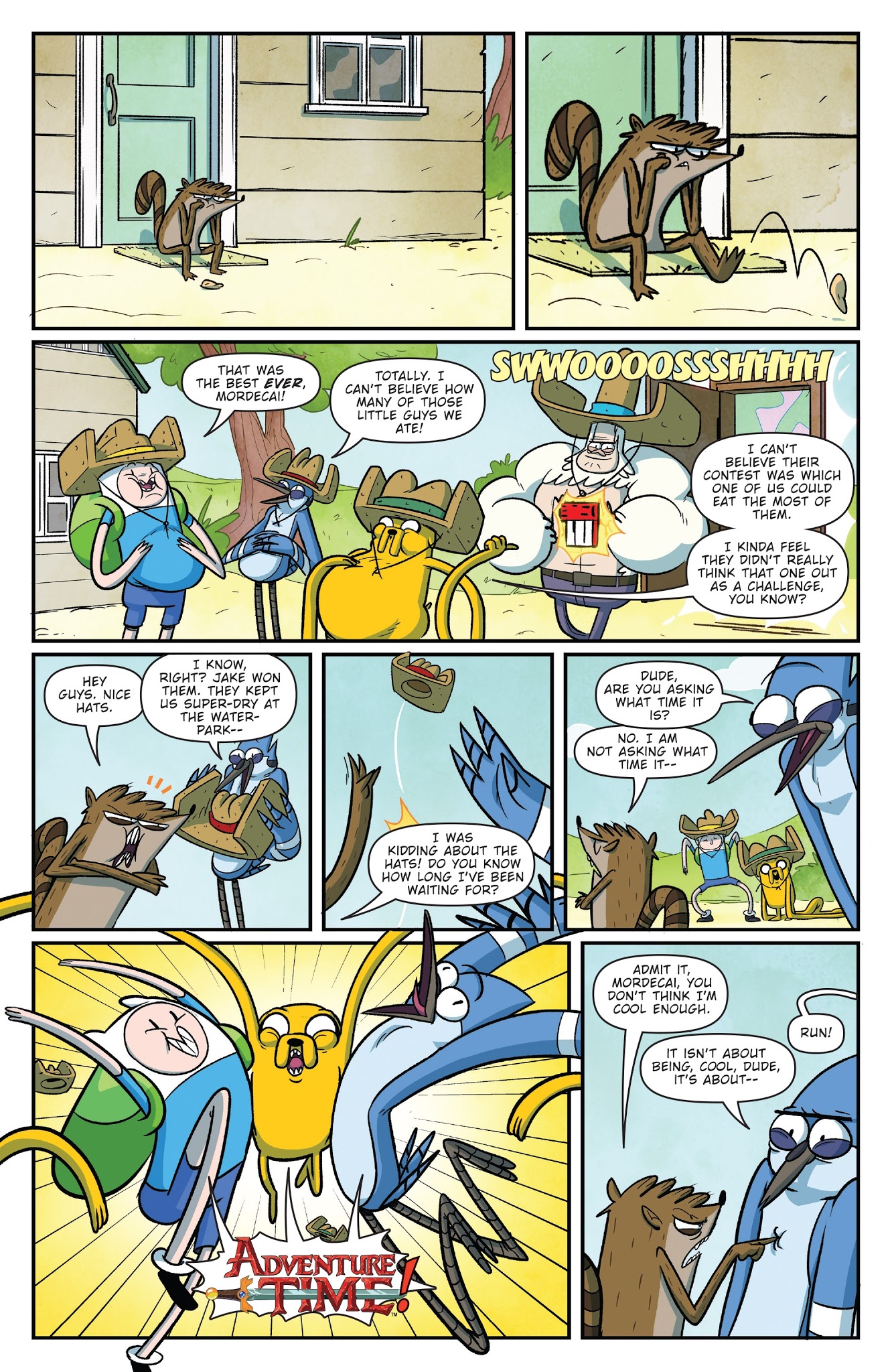 Read online Adventure Time/Regular Show comic -  Issue #3 - 21