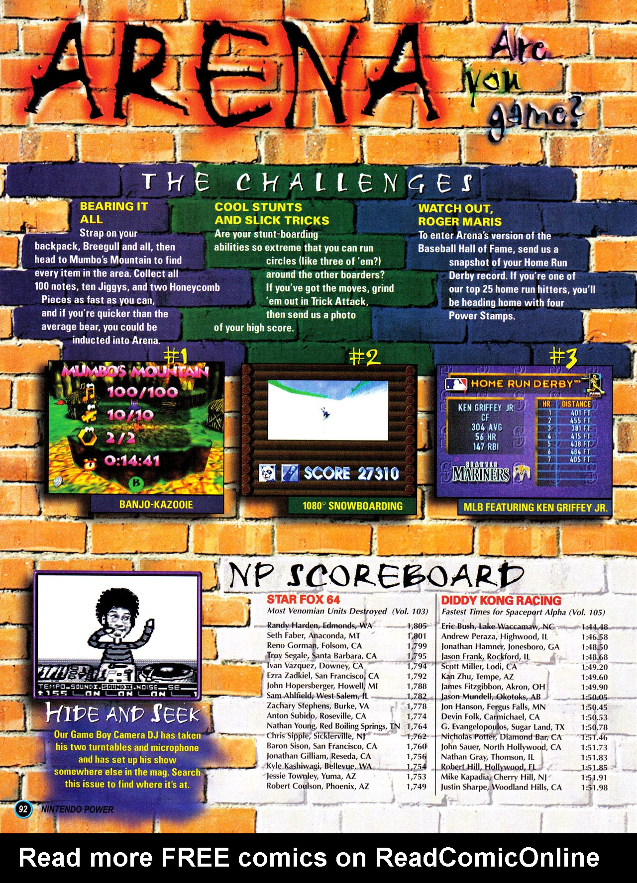 Read online Nintendo Power comic -  Issue #110 - 98