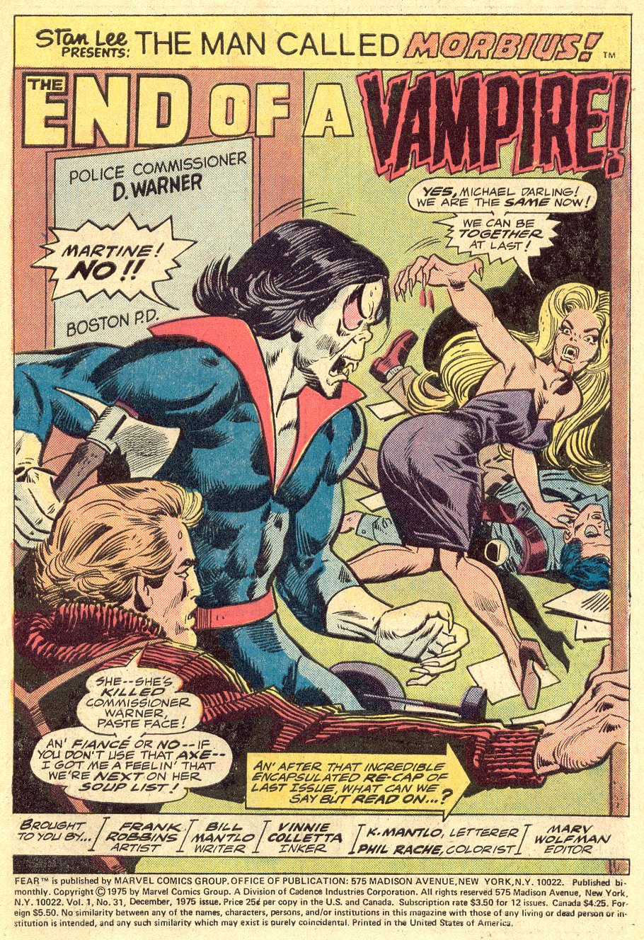 Read online Fear comic -  Issue #31 - 2