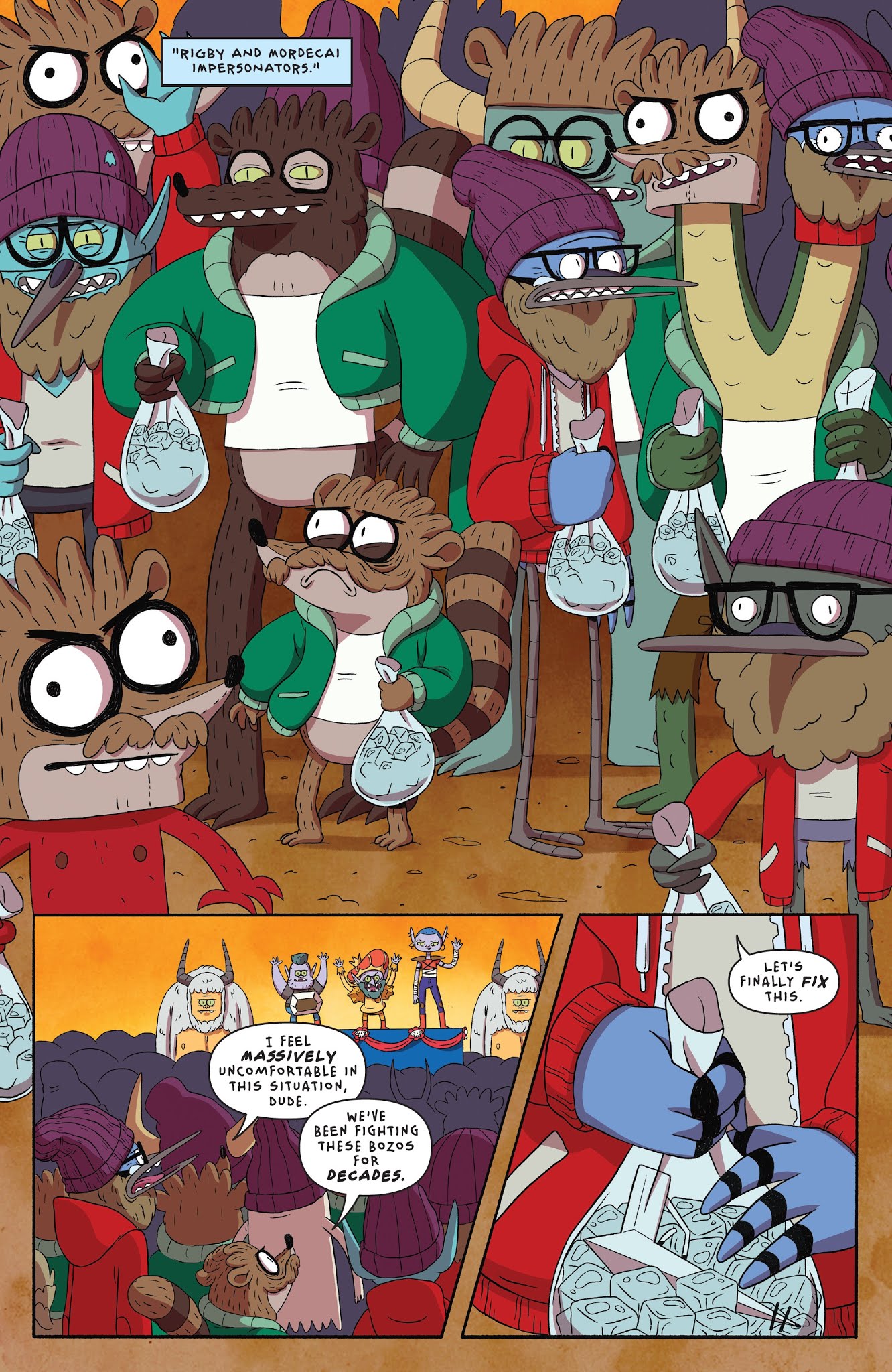 Read online Regular Show: 25 Years Later comic -  Issue #6 - 14