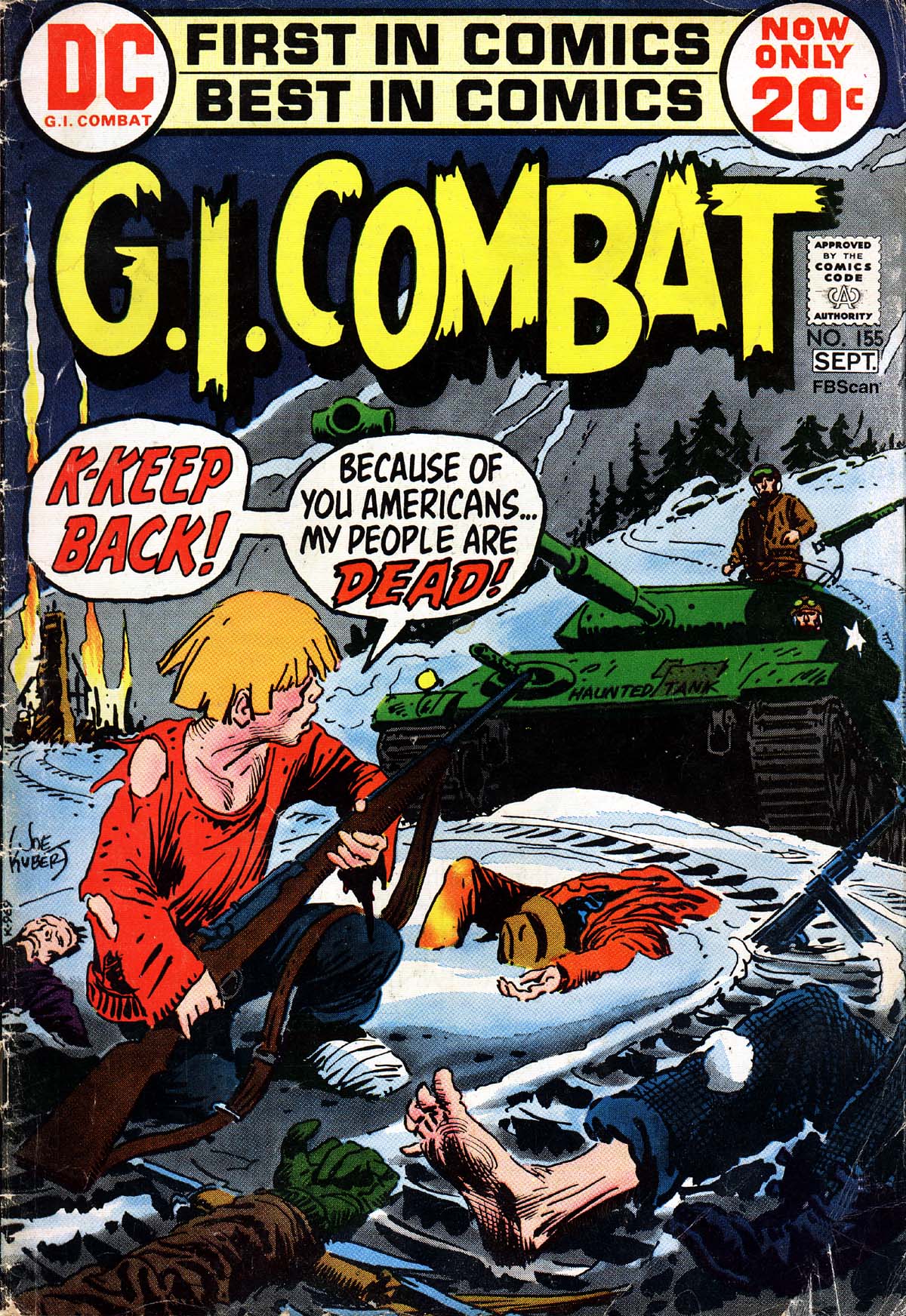 Read online G.I. Combat (1952) comic -  Issue #155 - 1