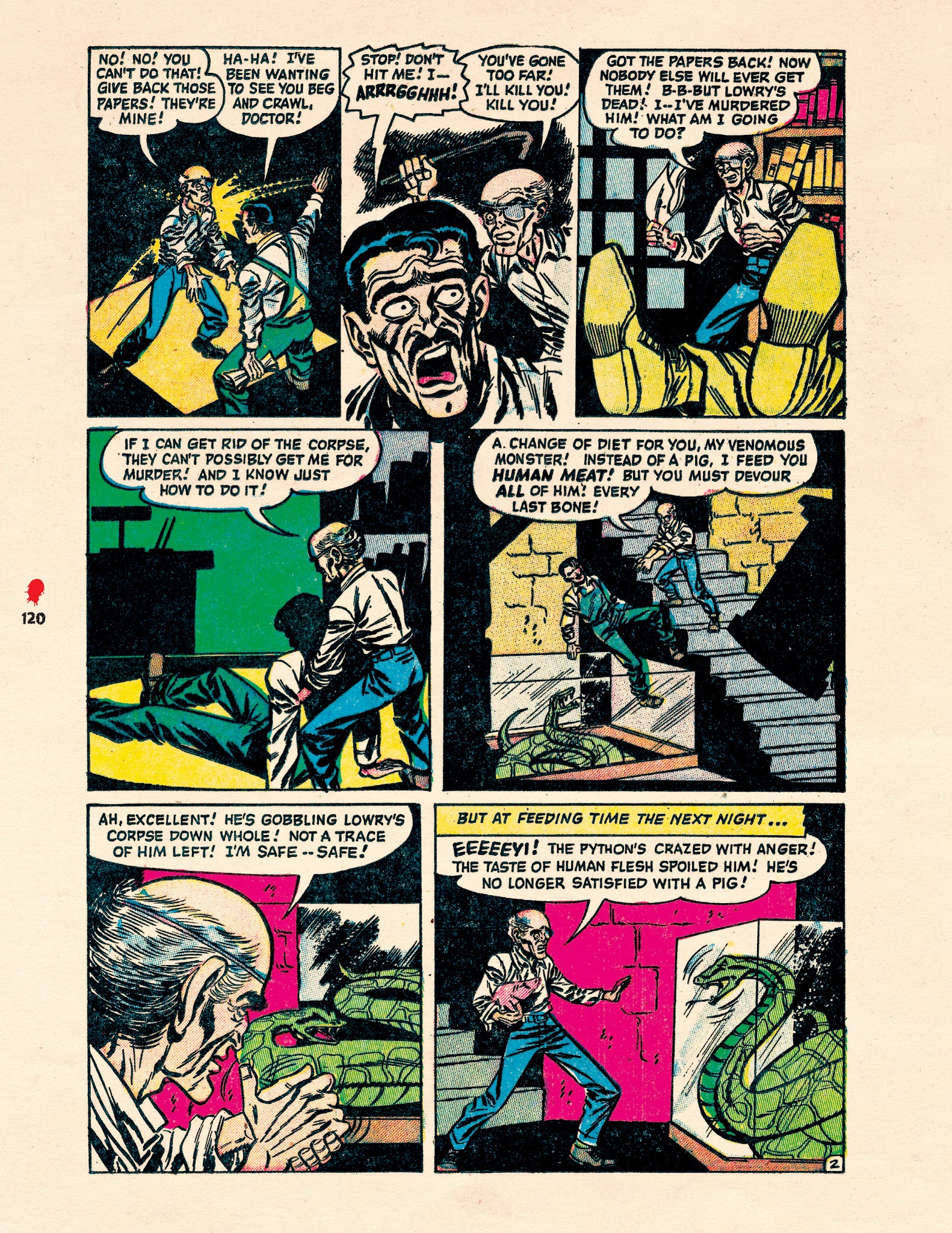 Read online Chilling Archives of Horror Comics comic -  Issue # TPB 15 - 121