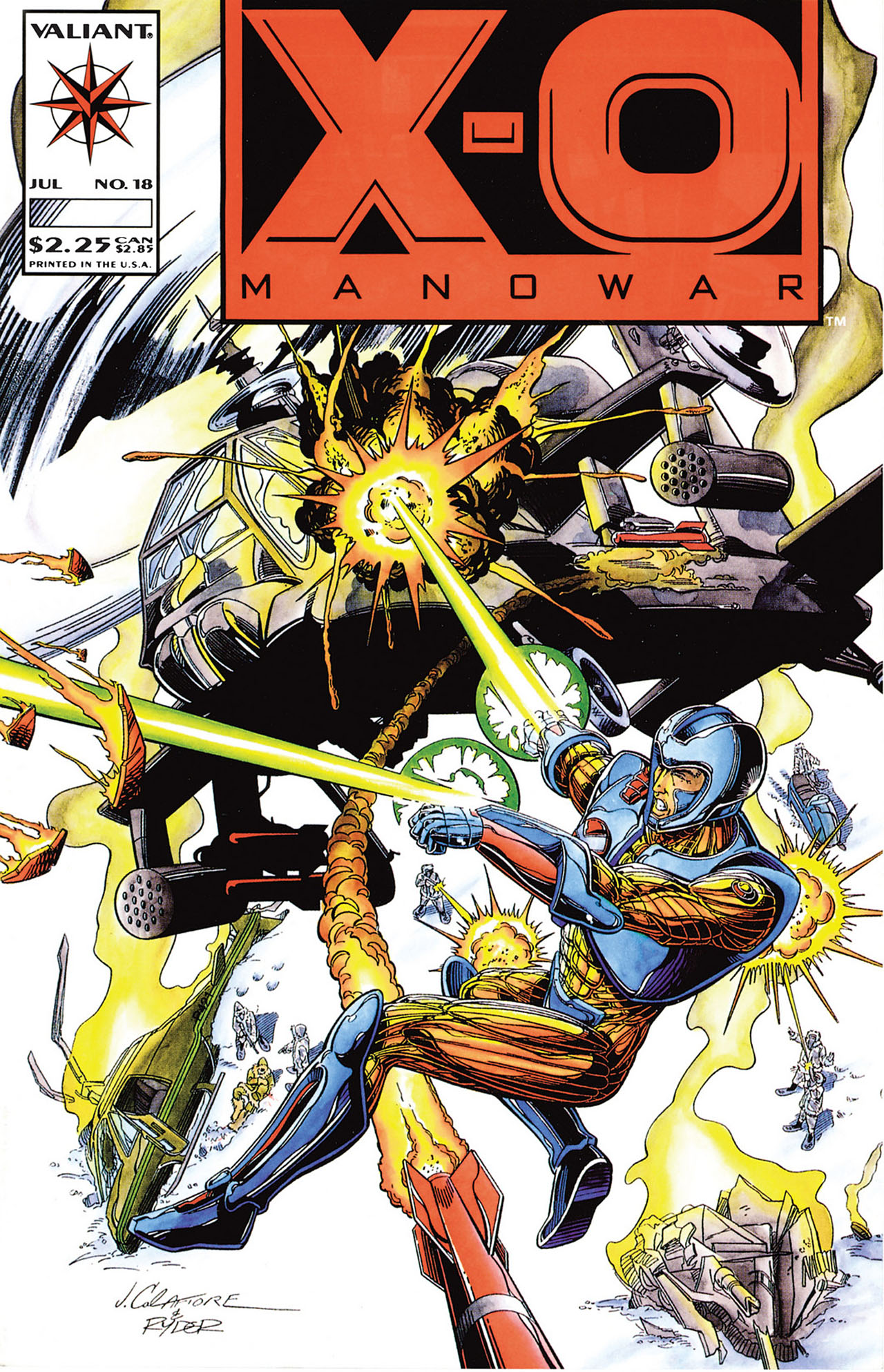 Read online X-O Manowar (1992) comic -  Issue #18 - 1