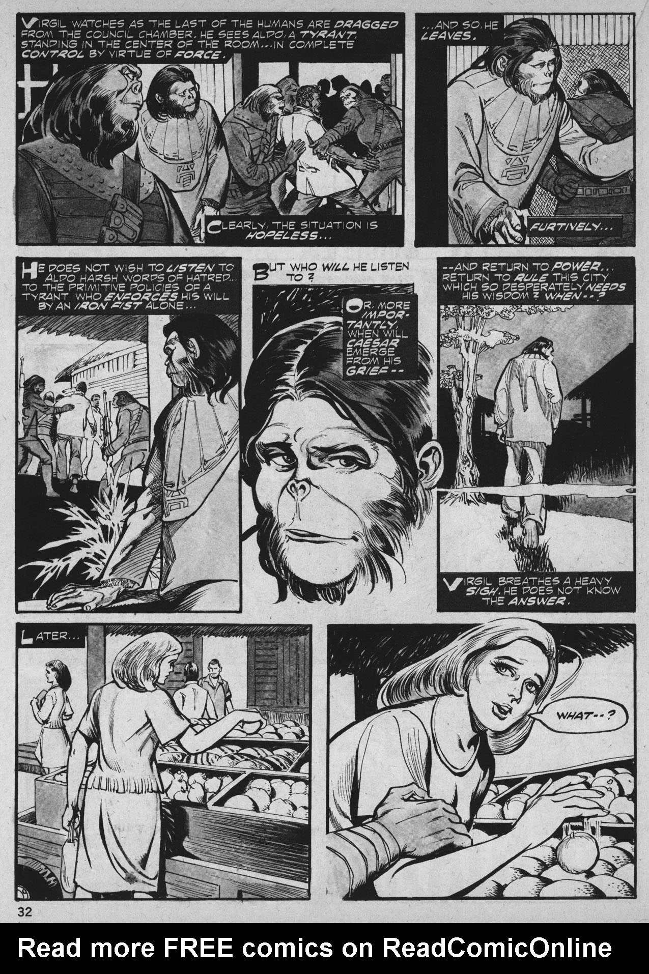 Read online Planet of the Apes comic -  Issue #26 - 32
