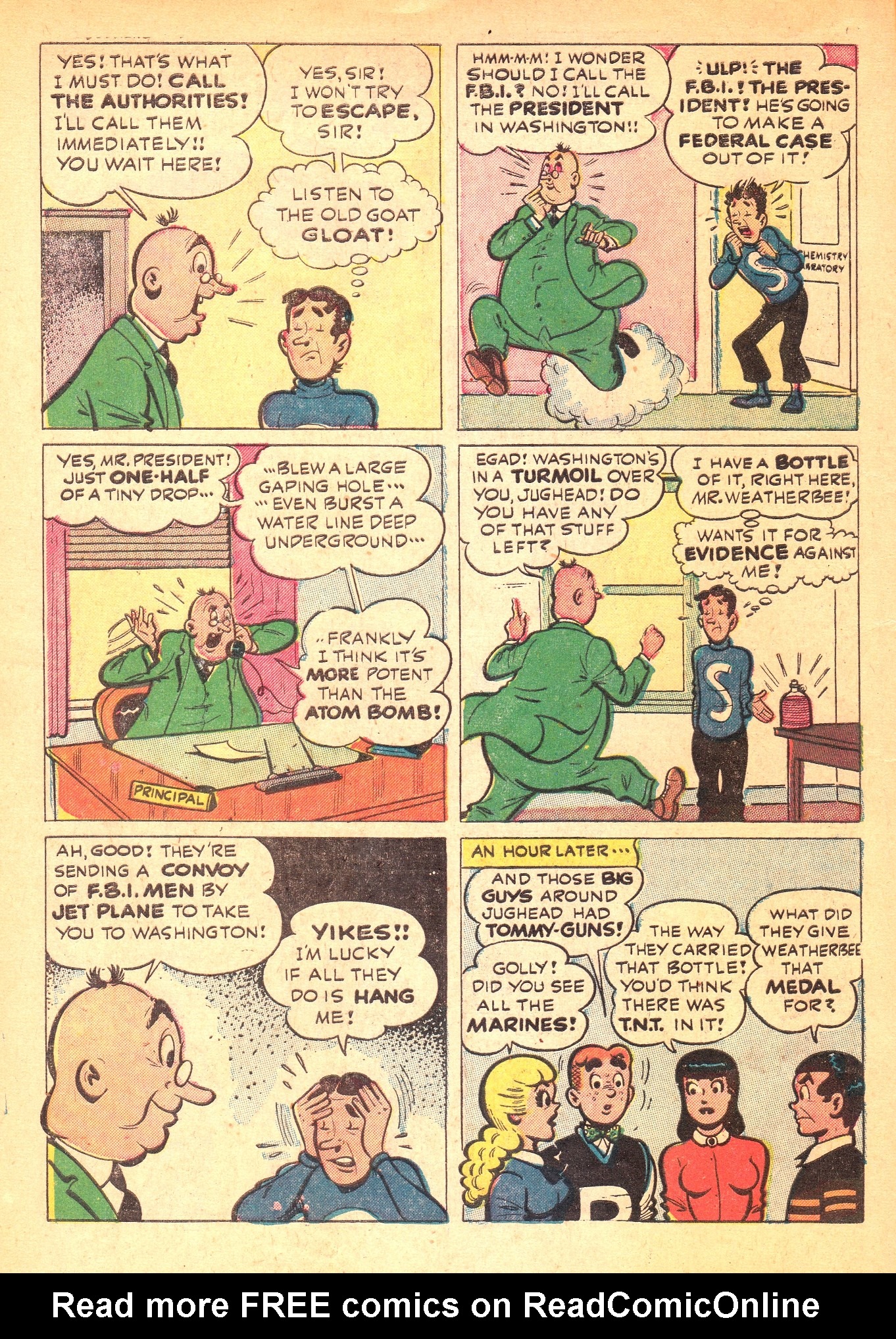 Read online Archie's Pal Jughead comic -  Issue #6 - 6