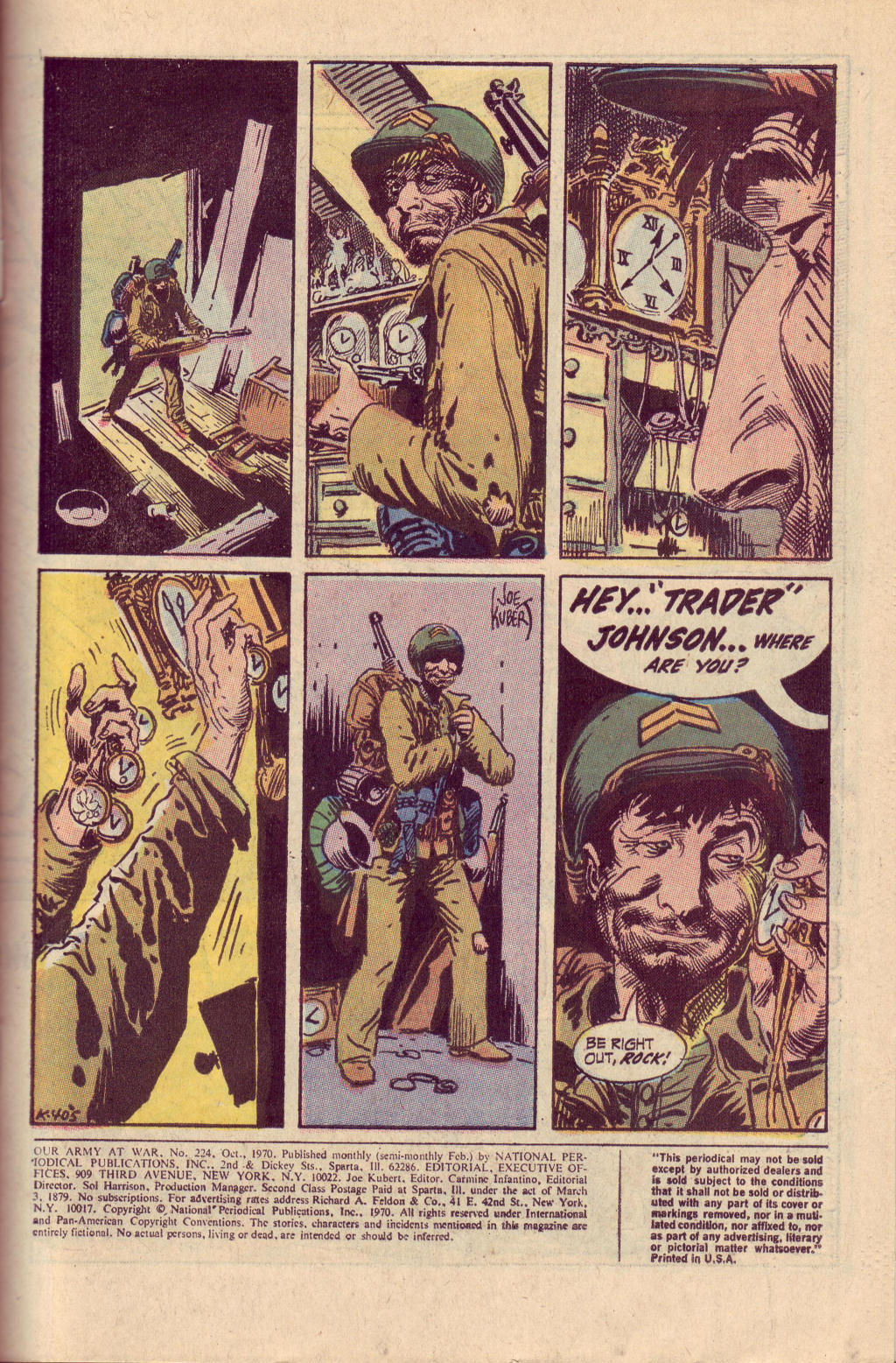 Read online Our Army at War (1952) comic -  Issue #224 - 3