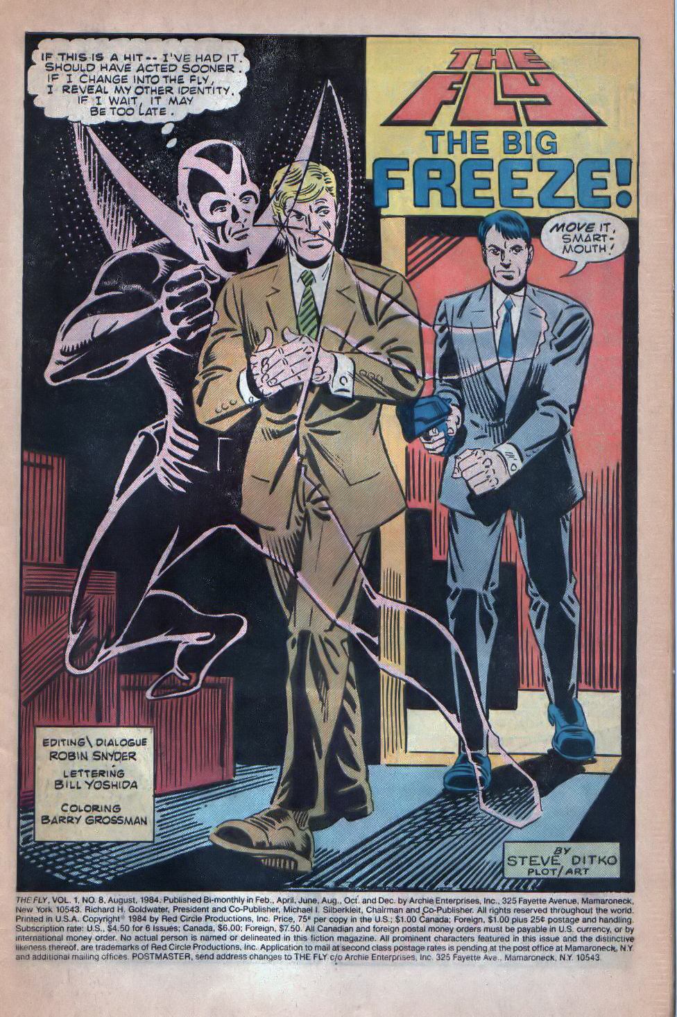 Read online The Fly (1983) comic -  Issue #8 - 2