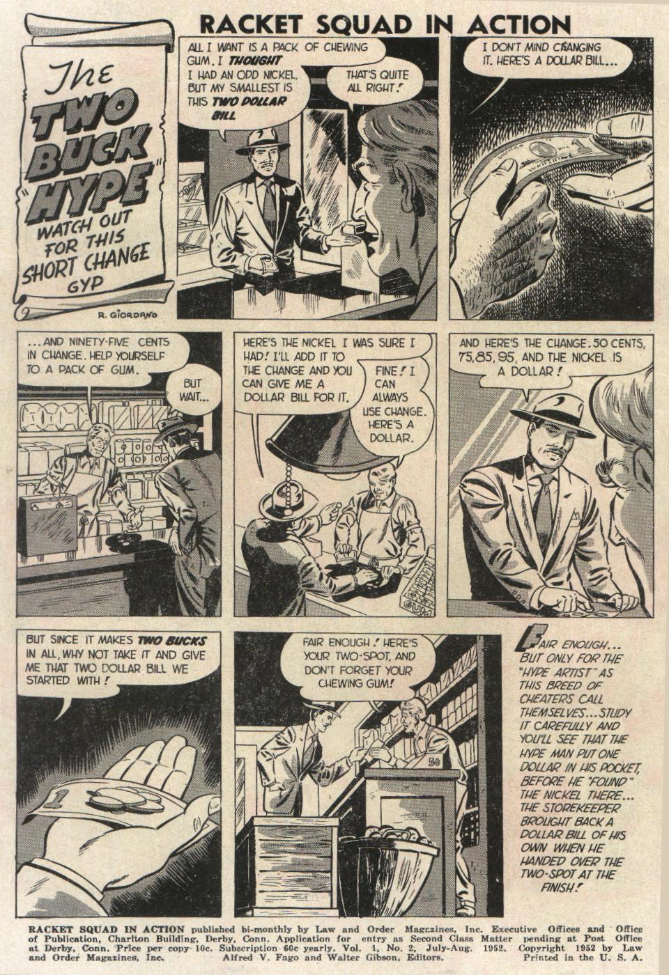 Read online Racket Squad in Action comic -  Issue #2 - 2