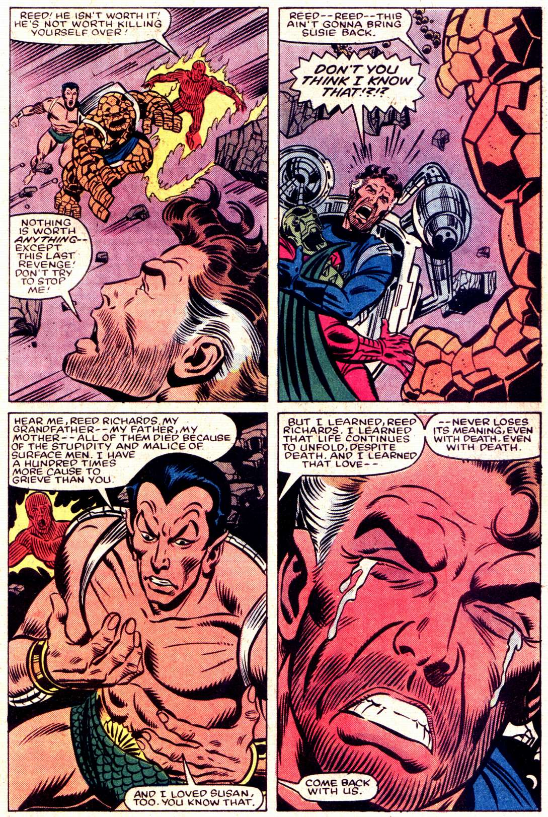 Read online What If? (1977) comic -  Issue #42 - The Invisible Girl had died - 35