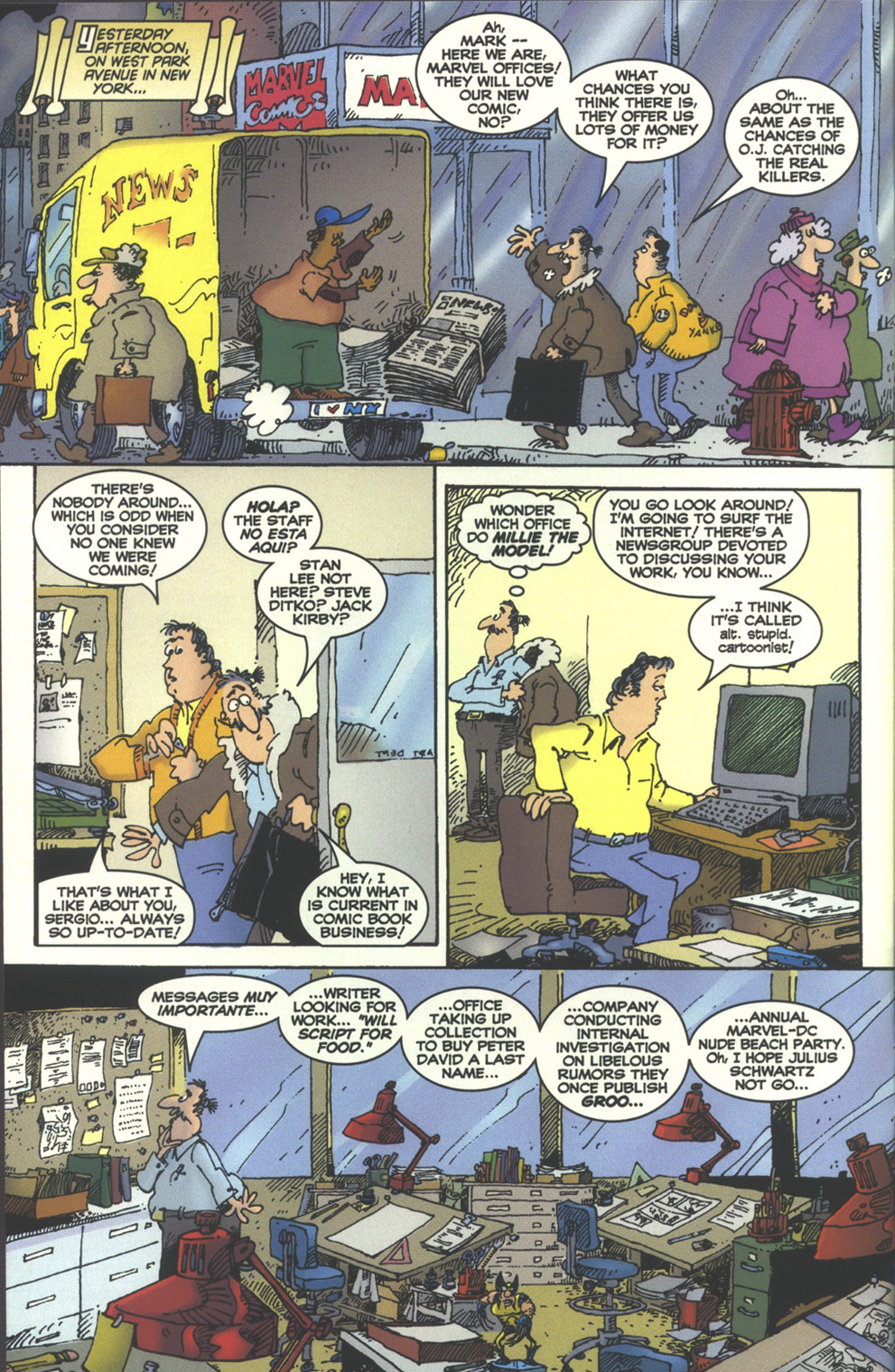 Read online Sergio Aragonés Massacres Marvel comic -  Issue # Full - 4