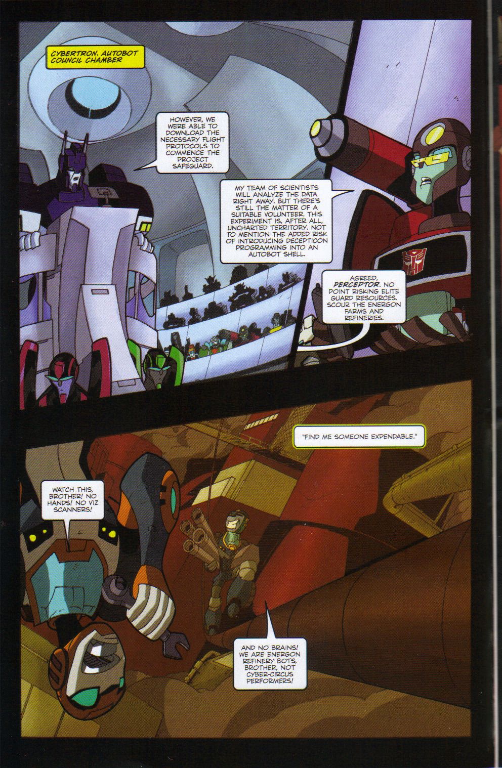 Read online Transformers Animated: The Arrival comic -  Issue #6 - 6