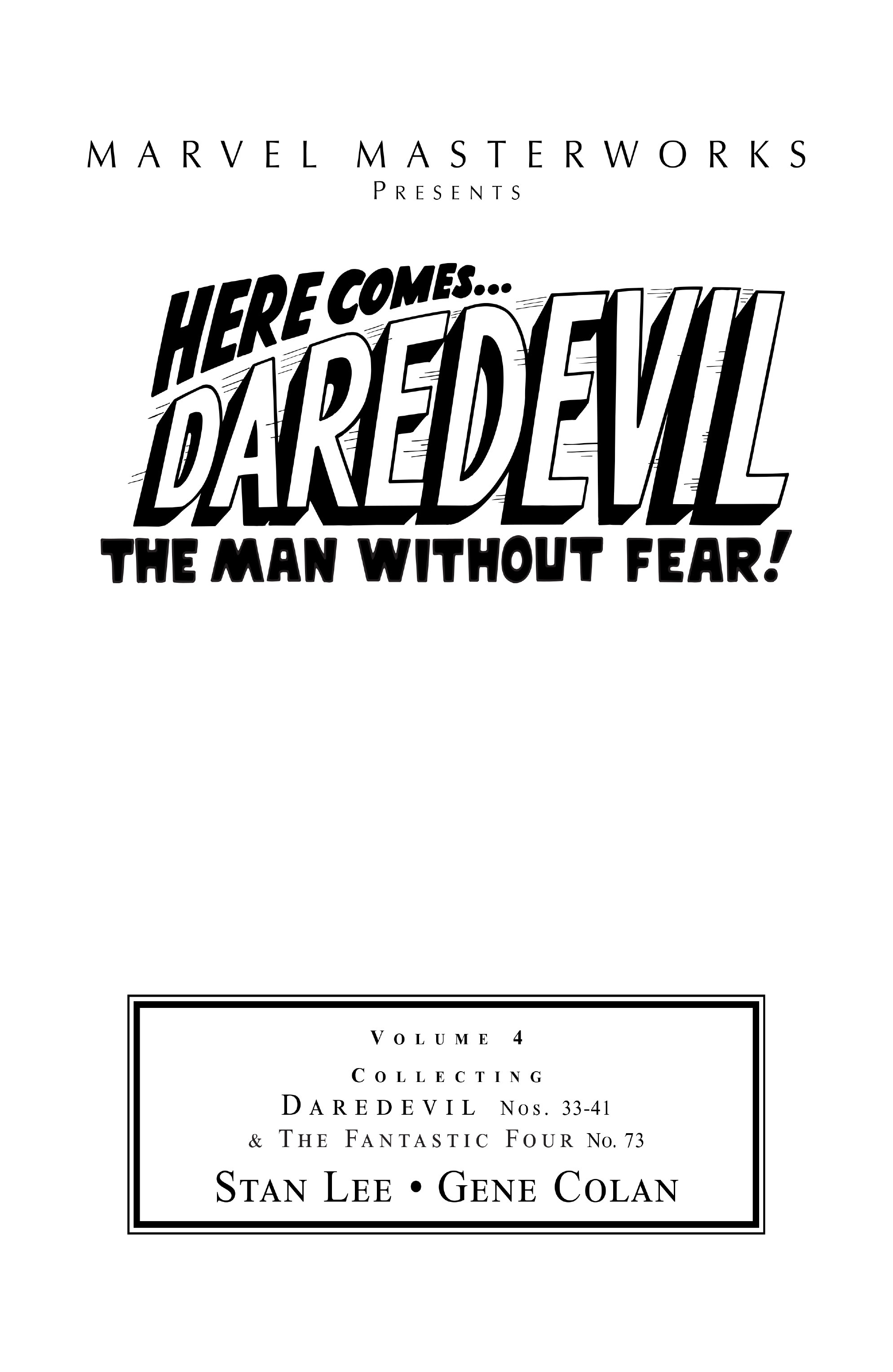 Read online Marvel Masterworks: Daredevil comic -  Issue # TPB 4 (Part 1) - 2