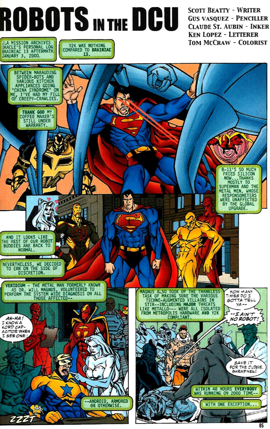 Read online Secret Files & Origins Guide to the DC Universe 2000 comic -  Issue #1 - 72